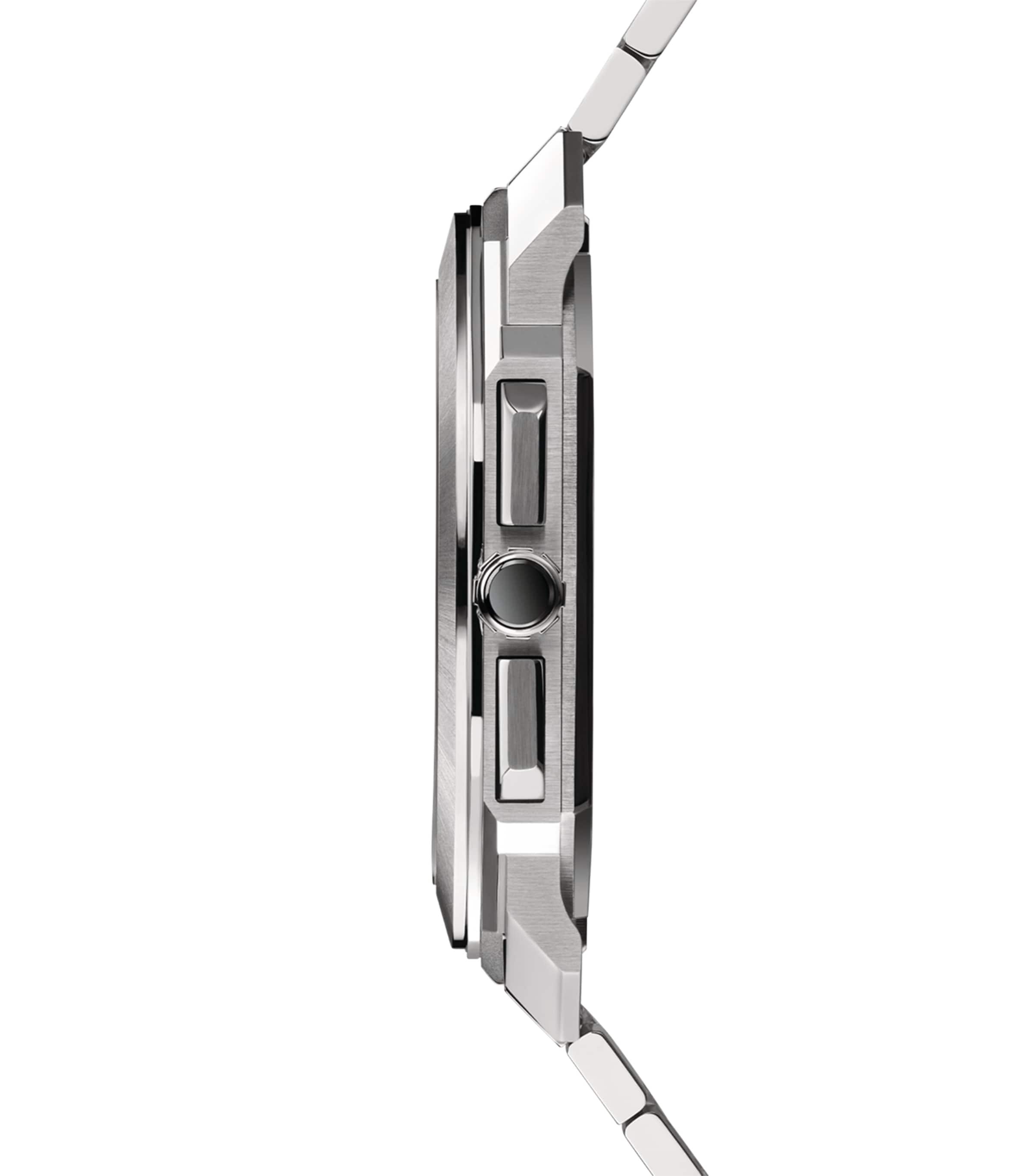 Stainless Steel Octo Finissimo Chronograph GMT Watch 43mm BLUE Image 2