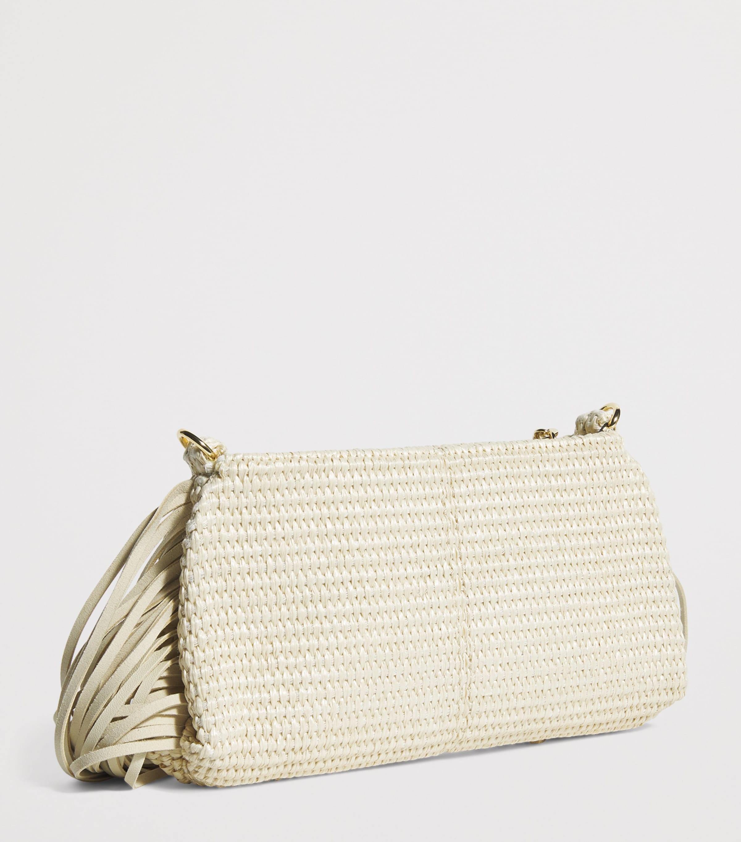 Maje Raffia Shoulder Bag | Harrods US