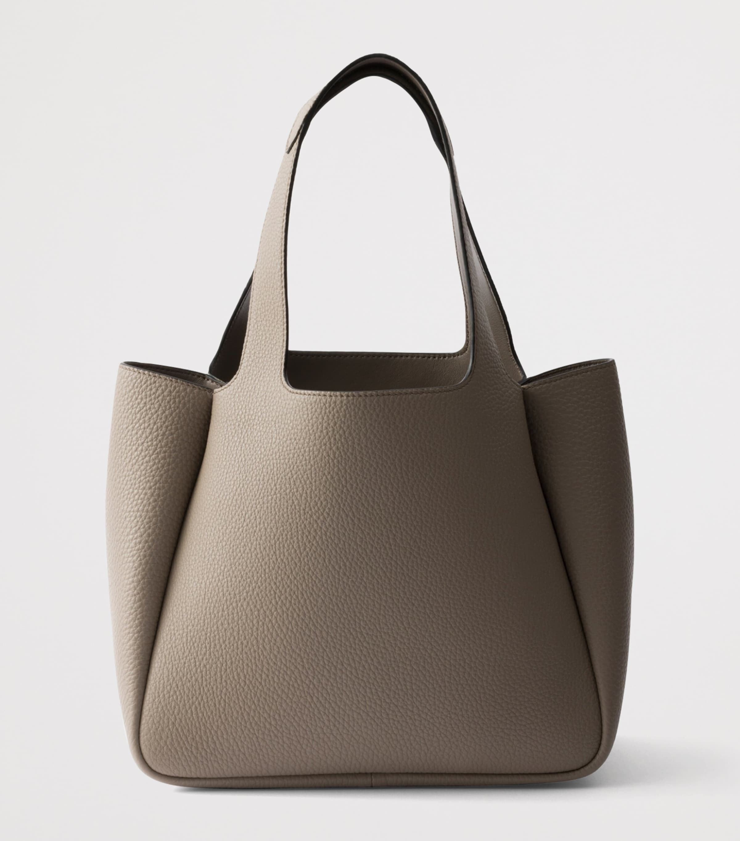 Small Leather Tote Bag F03QH Image 3