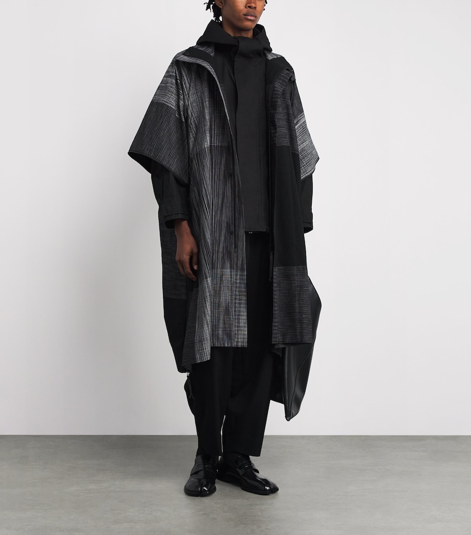 Cotton Hooded Jacket 15-BLACK Image 2