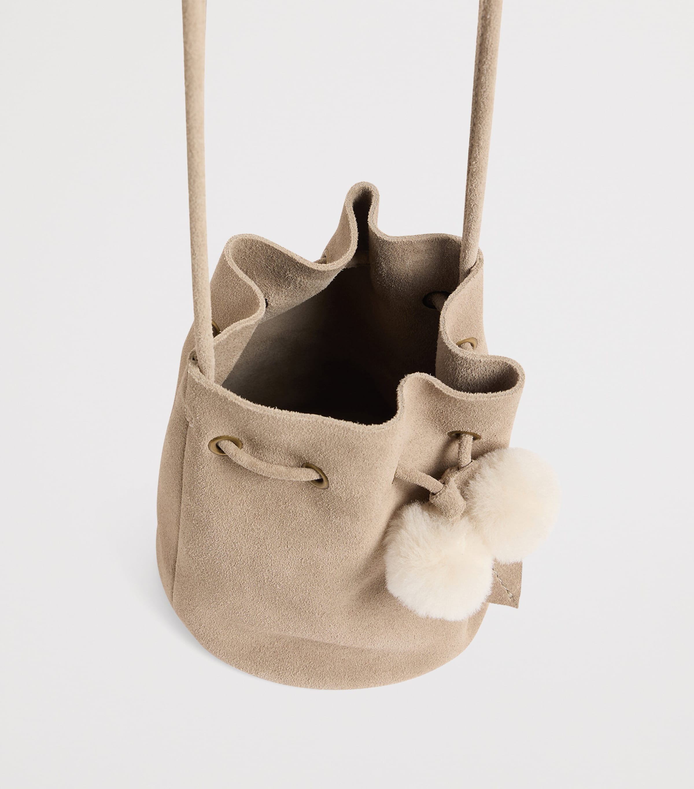 Suede Jessika Cross-Body Bag BEIGE Image 3