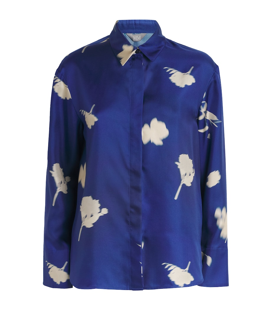 MM Womens Silk Eraclea Shirt China Blue Image 1