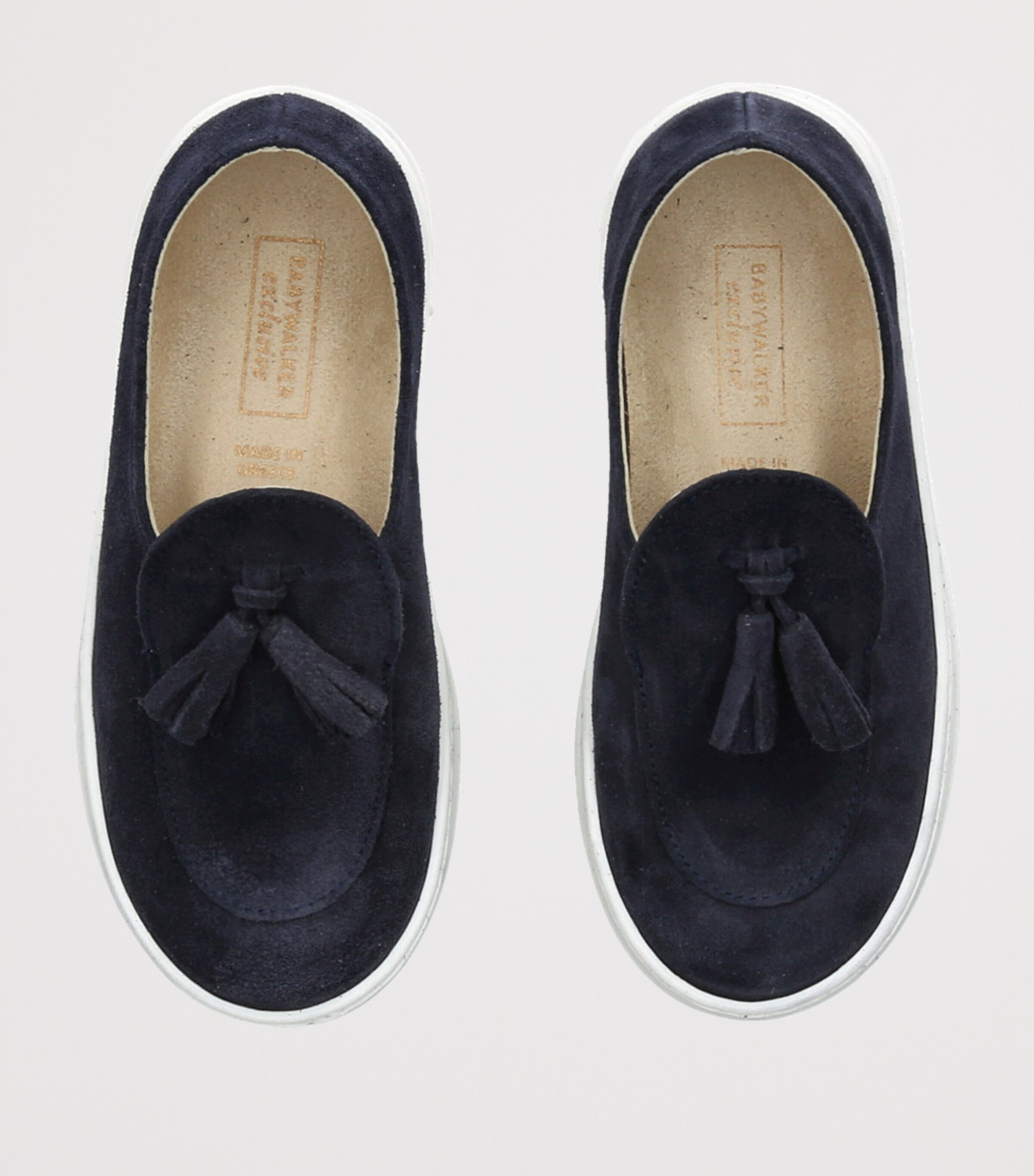 BabyWalker Suede Tassel Loafers Blue/dark Image 4