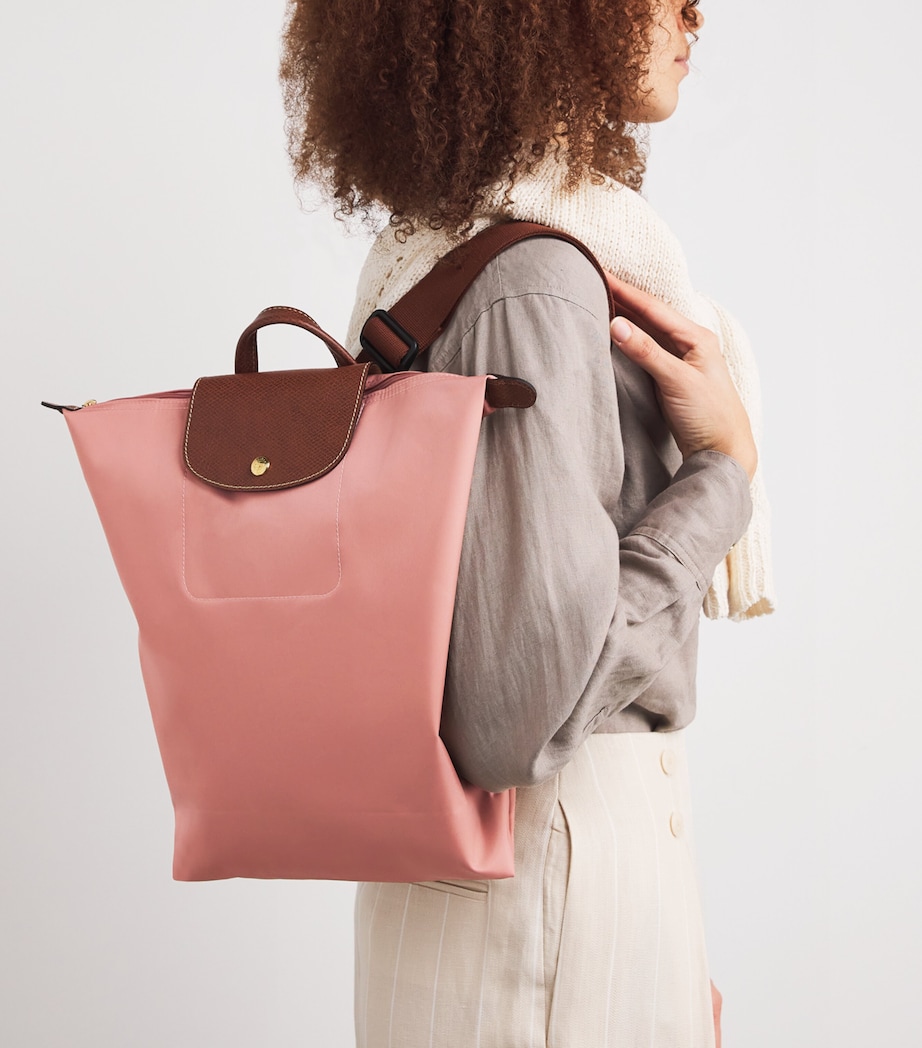 Medium Le Pliage Original Backpack P96 PINK TEA Image 2