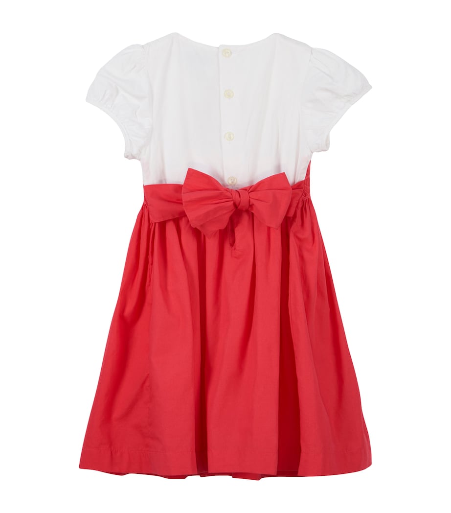 Willow Rose Hand-Smocked Dress (2-5 Years) WATERMELON Image 2