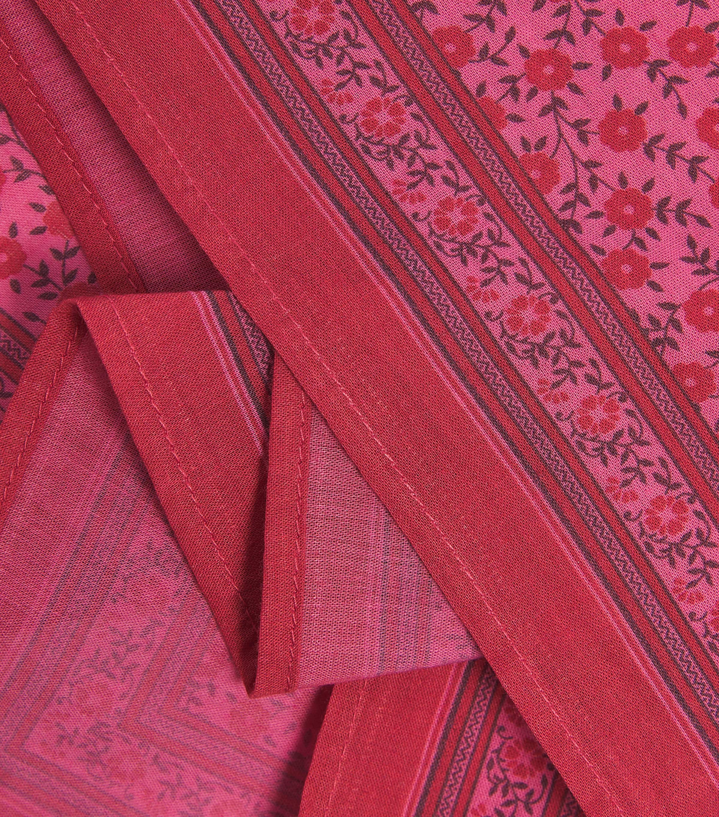 Bonton Cotton Foulove Pink Princess Scarf Rose Princesse Image 2
