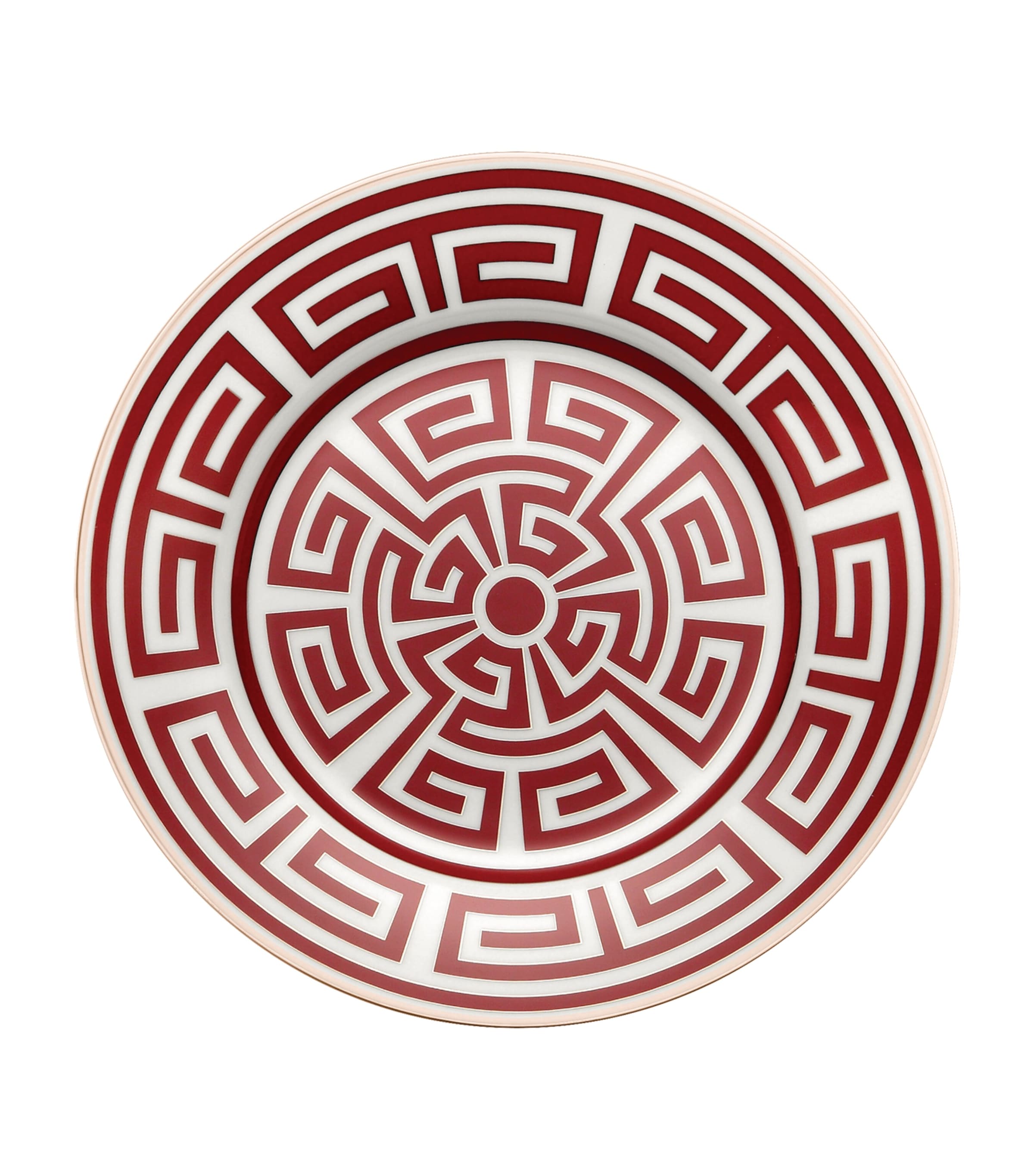GINORI 1735 Labirinto Scarlatto Dessert Plate (22cm) Image 1