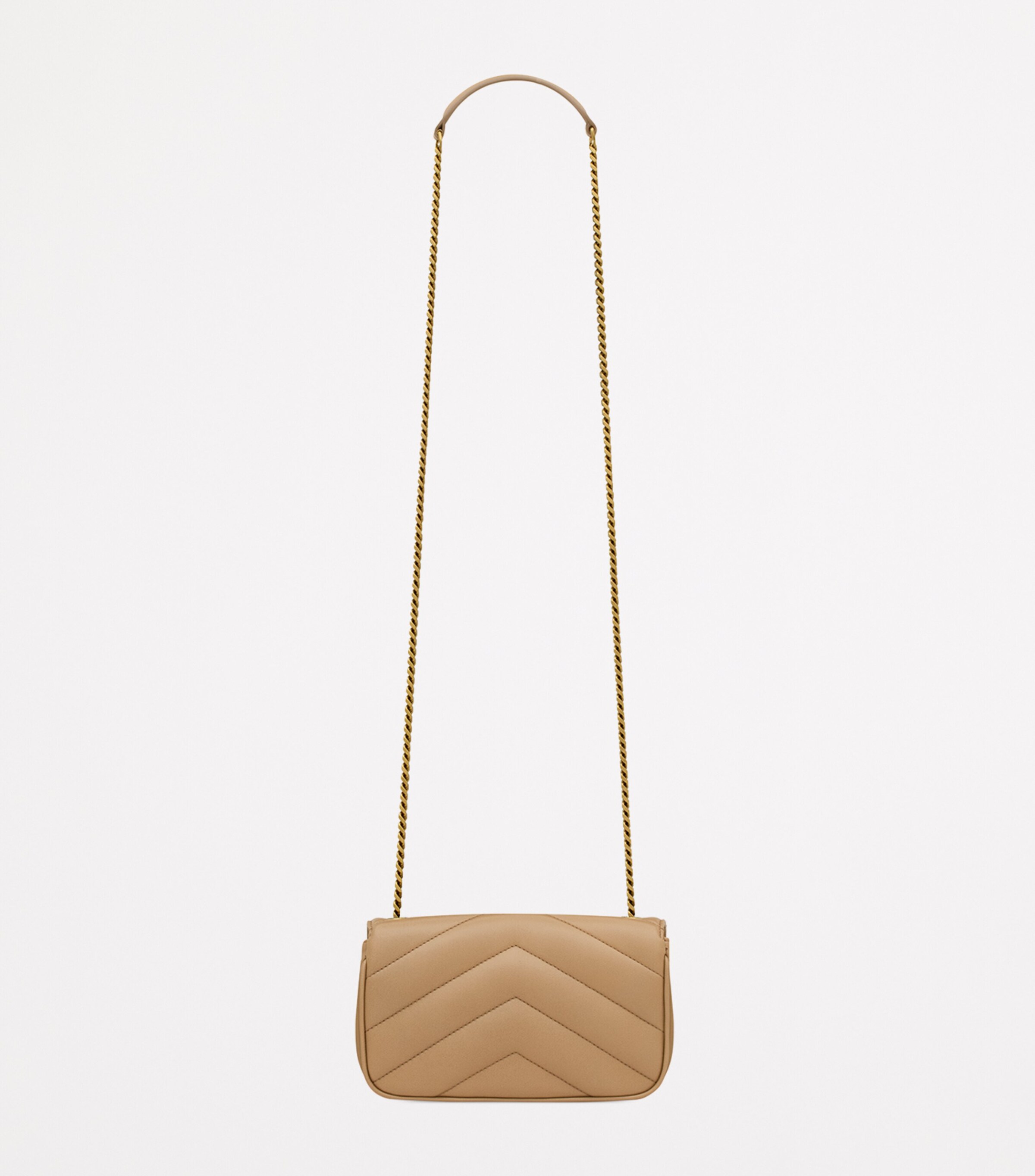 【関税・送料込】Saint Laurent LOULOU SMALL オルテンシア Saint Laurent Loulou Small Shoulder Bag in Quilted Leather