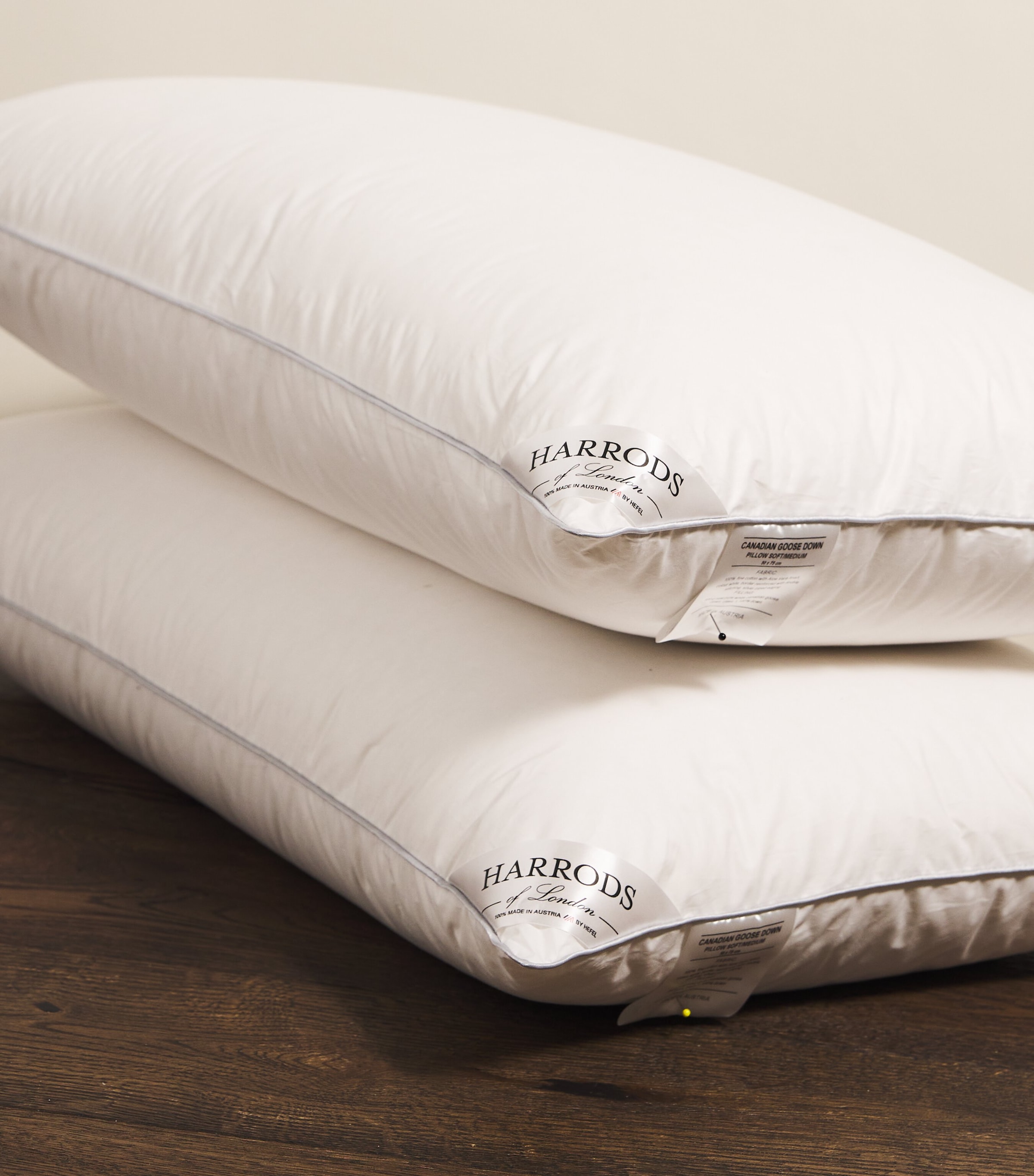 Soft/Medium Canadian Goose Down Pillow (50cm x 75cm) WHITE Image 3