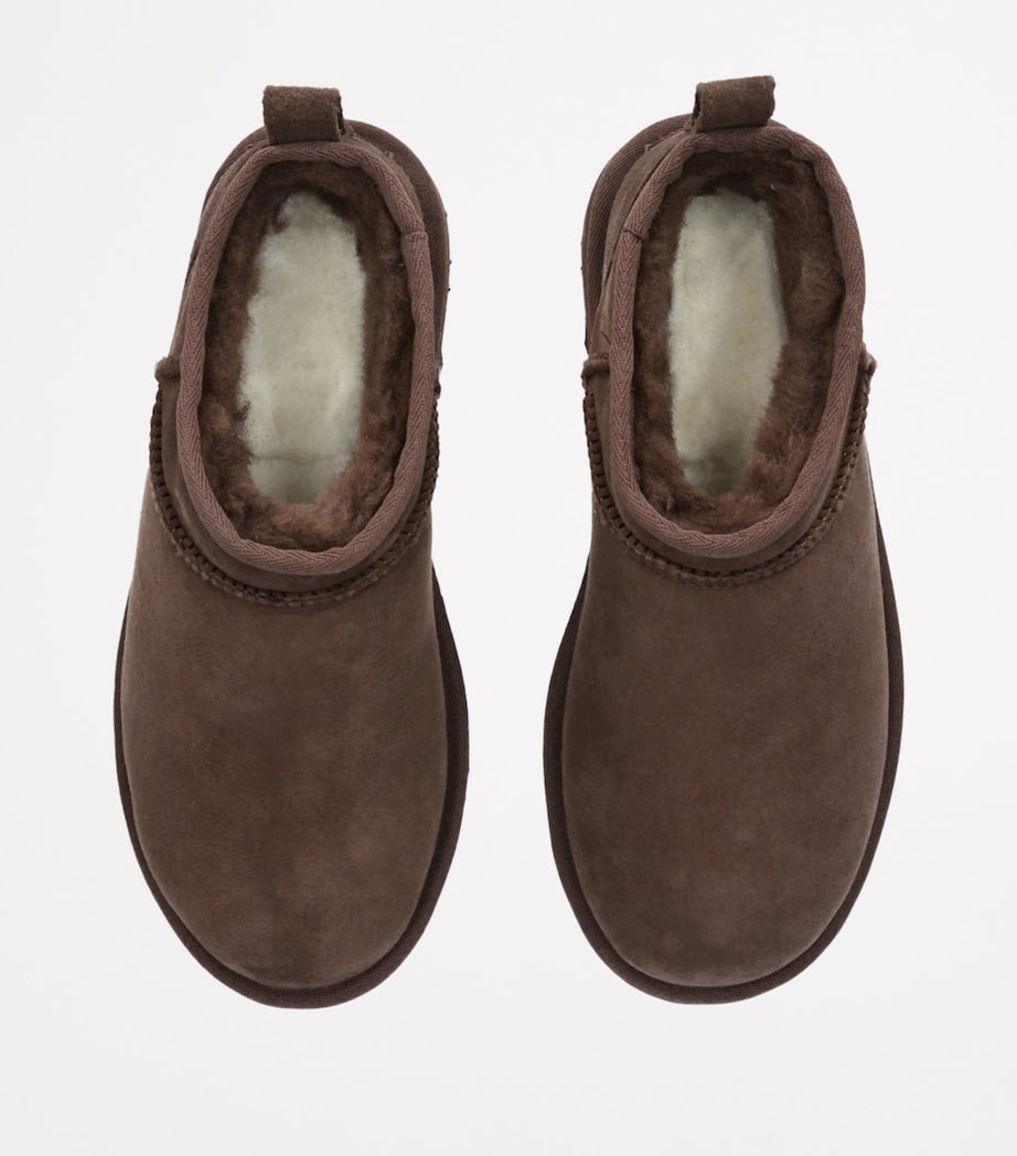 Suede Classic Ultra Mini Boots DARK BROWN Image 4