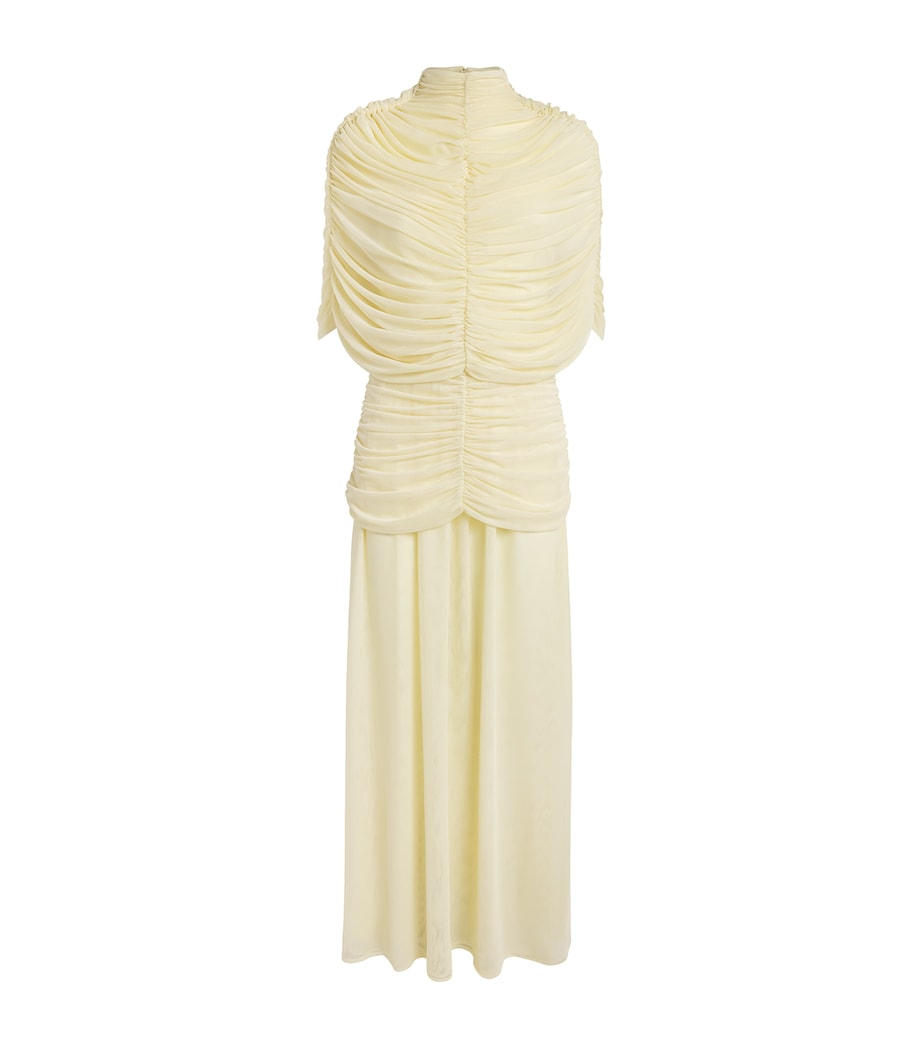 Voranida Womens Ruched Yasmina Maxi Dress Butter Image 1
