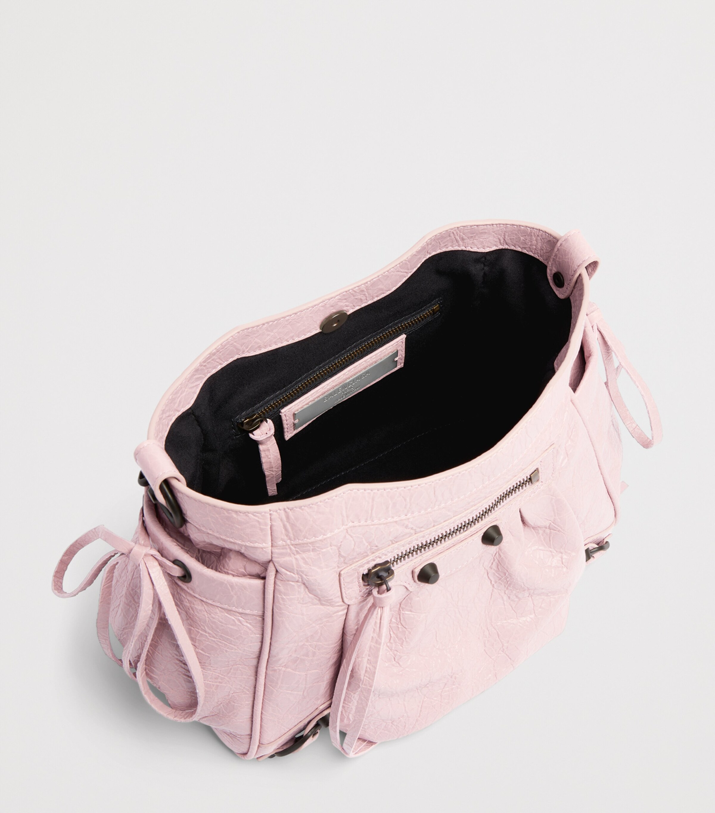 Balenciaga Pink Lambskin Le City Shoulder Bag | Harrods US