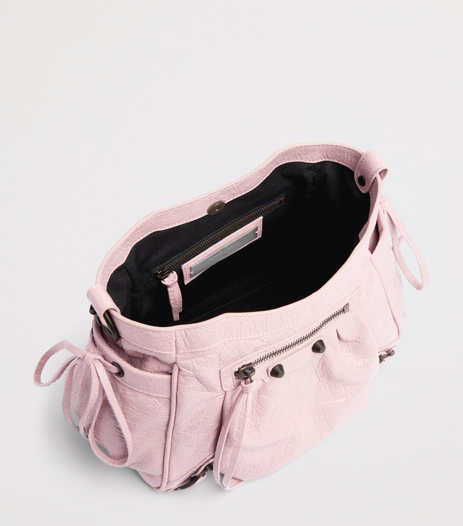 Balenciaga Womens Lambskin Le City Shoulder Bag Image 8