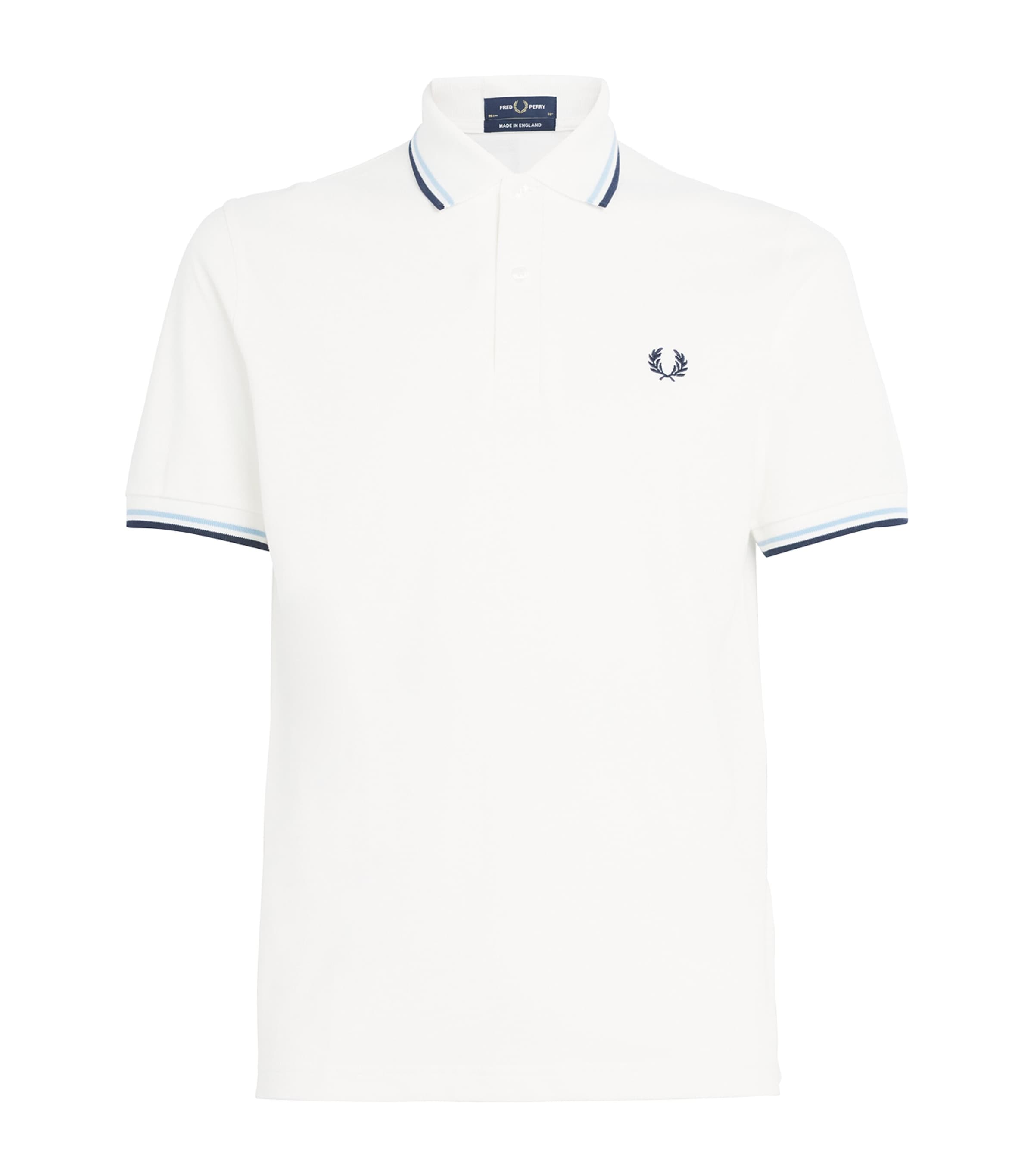 Fred Perry Twin Tipped Polo Shirt In White