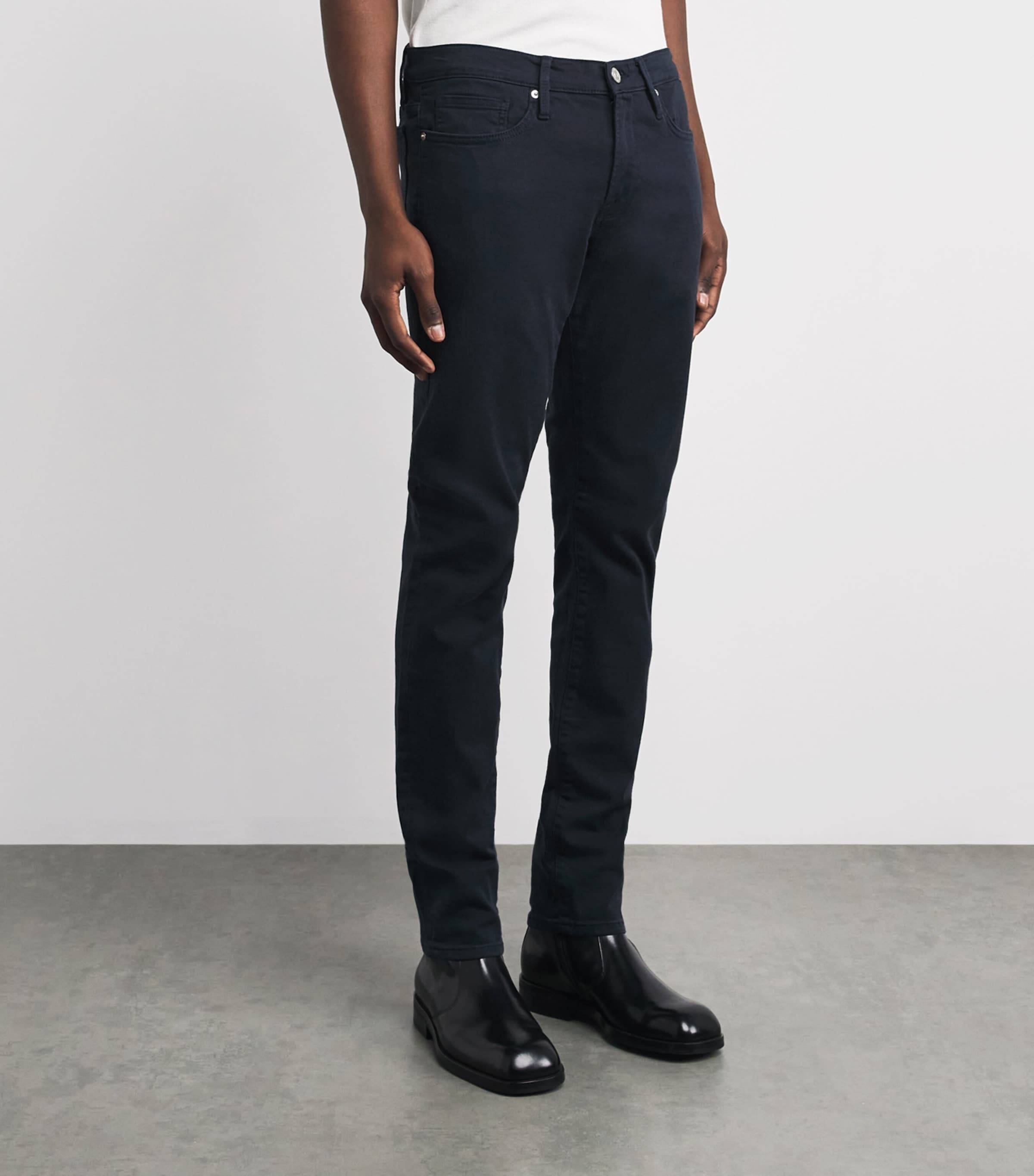 FRAME Mens Slim Jeans Garage Navy Image 4