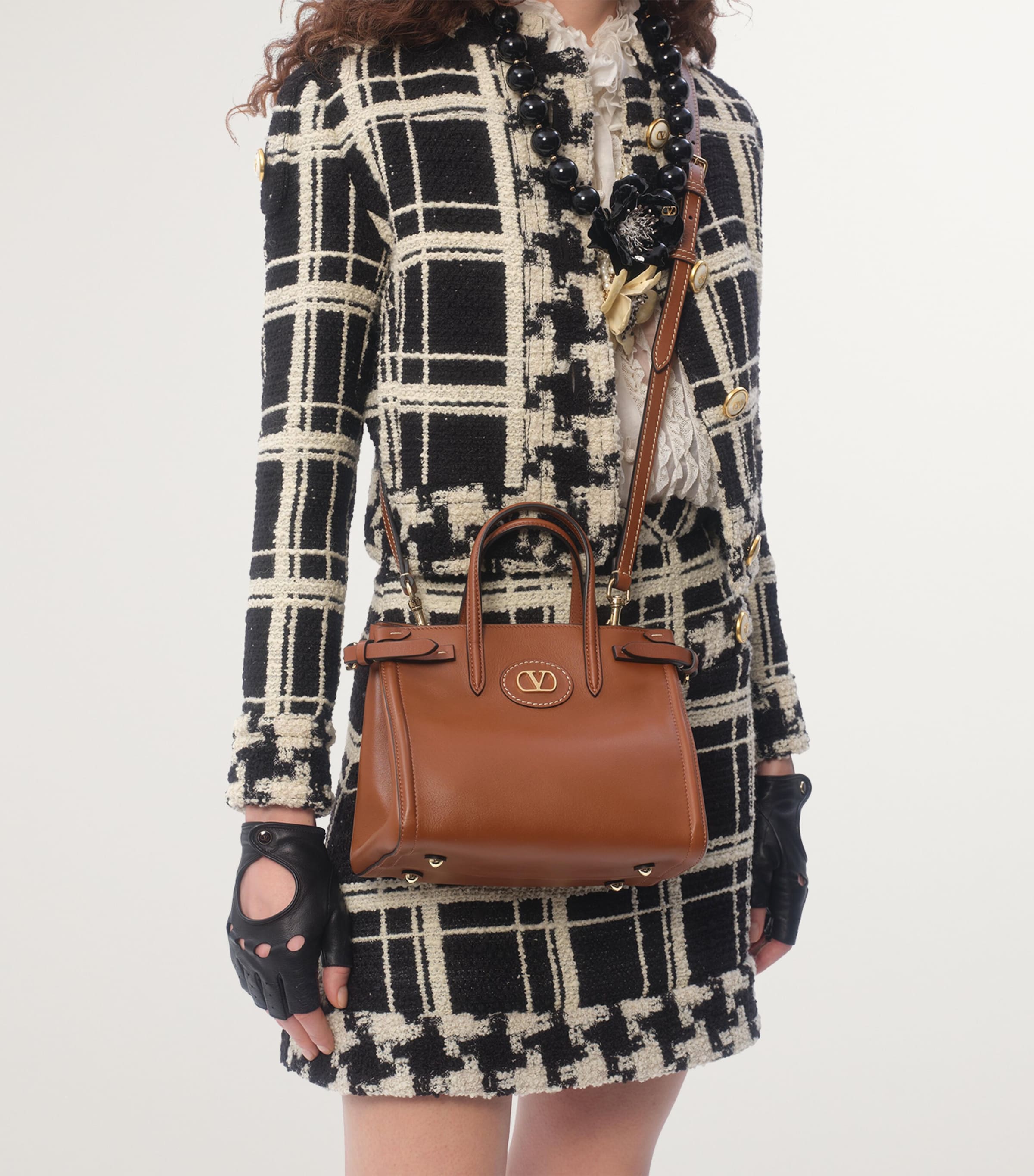 Small Leather Antibes Top-Handle Bag N58 Image 7