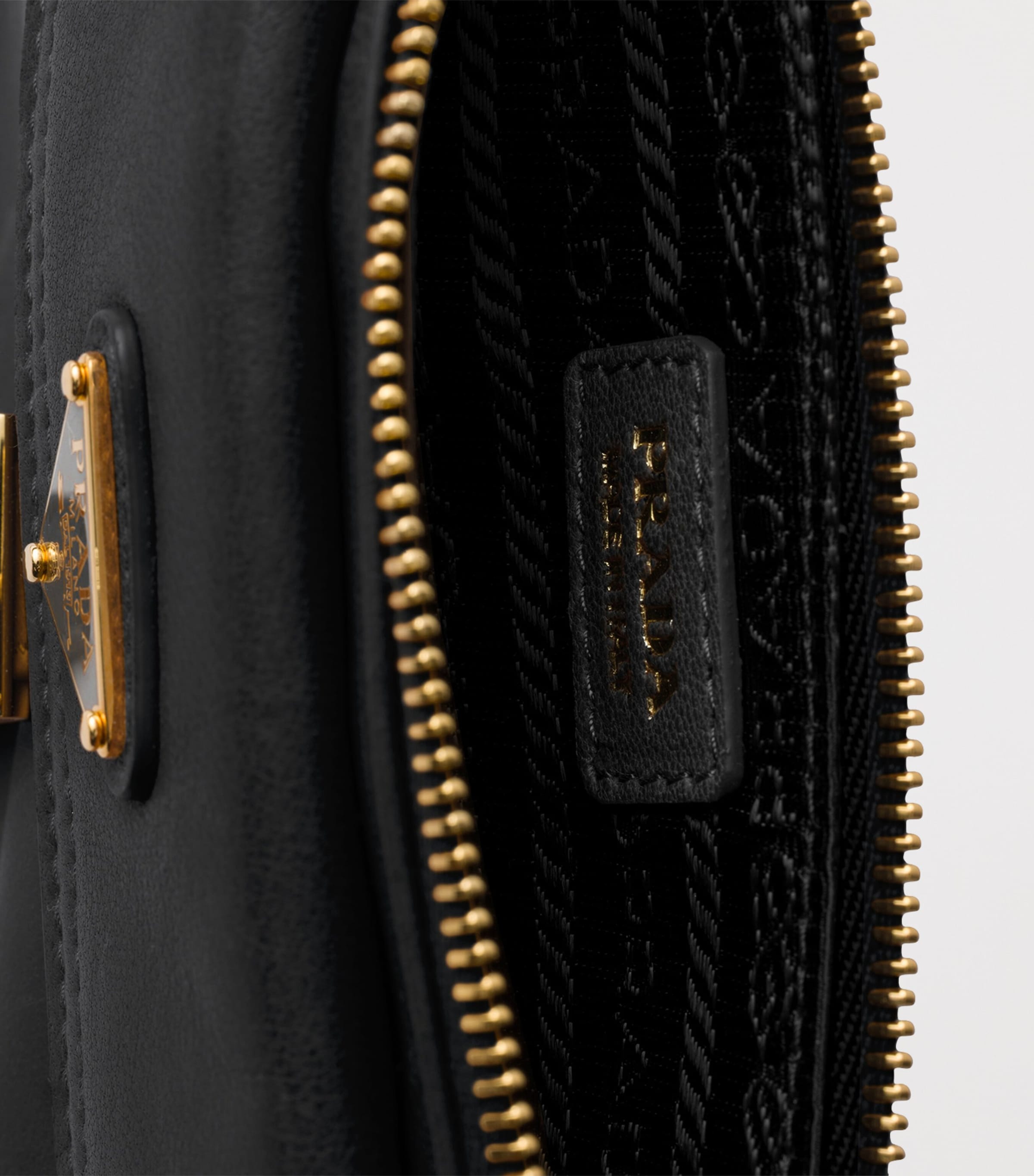 Prada Leather Wallet Black Image 4