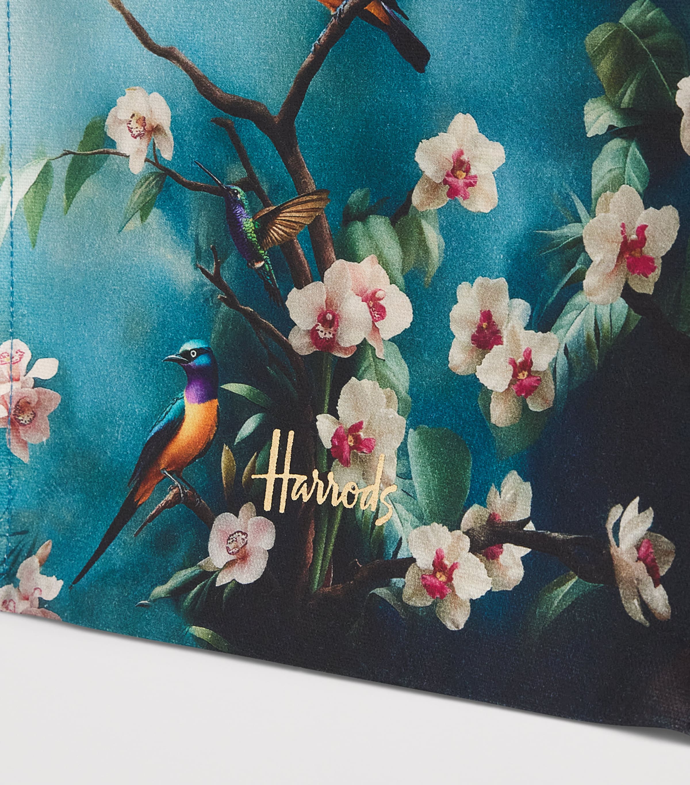 Harrods Small Exotics SW1 Blend Tote Bag Blue Image 4