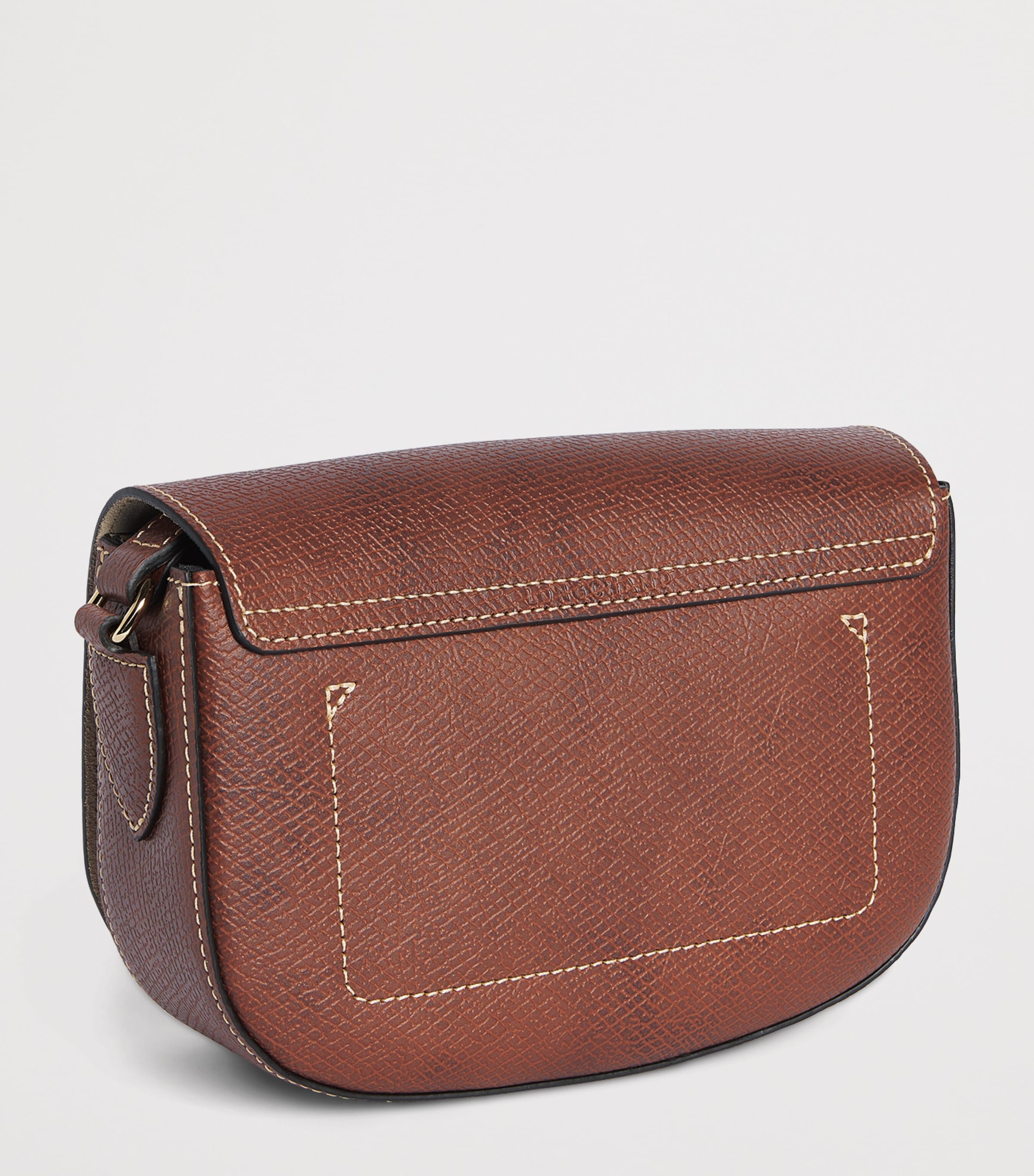 Longchamp Small Leather Épure Cross-Body Bag Brun Image 3