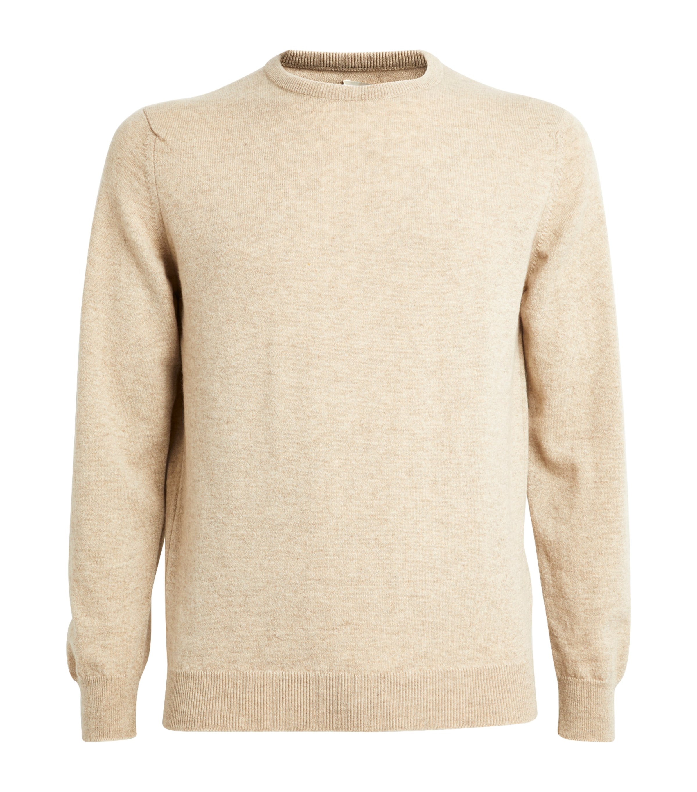 Harrods Cashmere Crew-neck Sweater In Beige