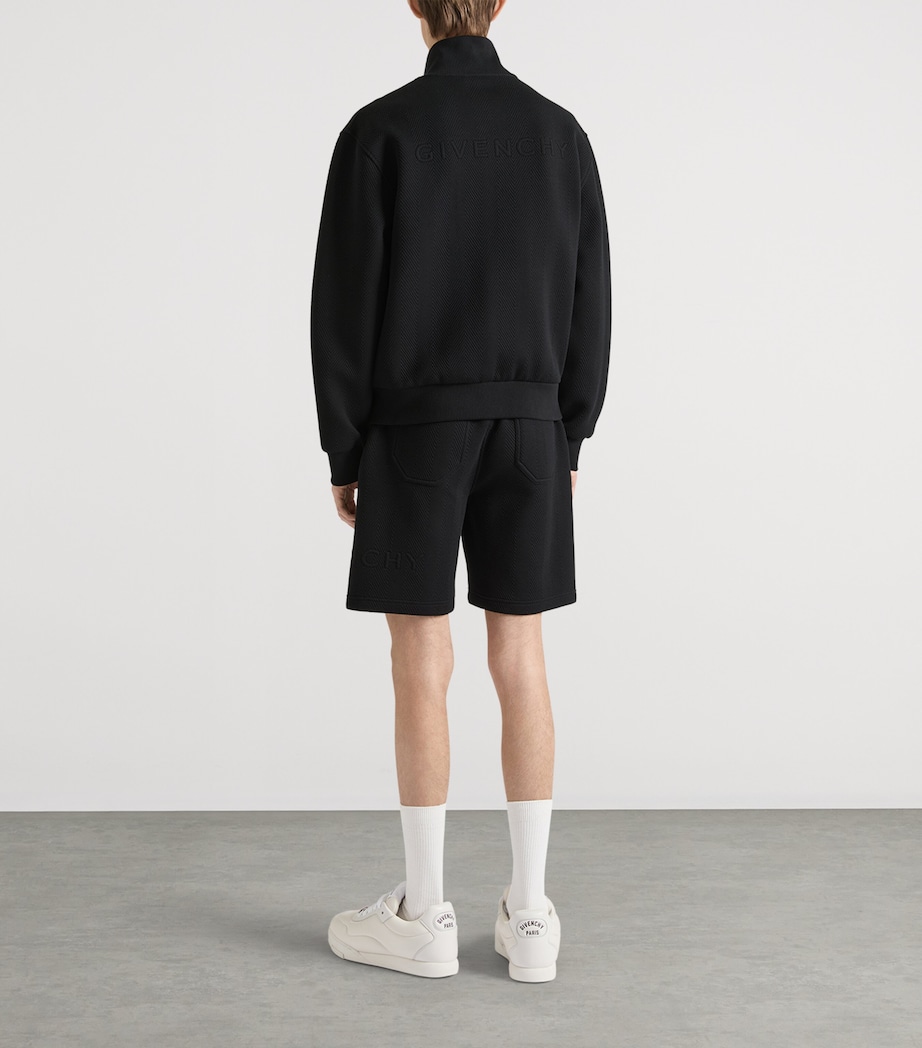 Givenchy Mens Cotton-Blend Logo Shorts Image 3