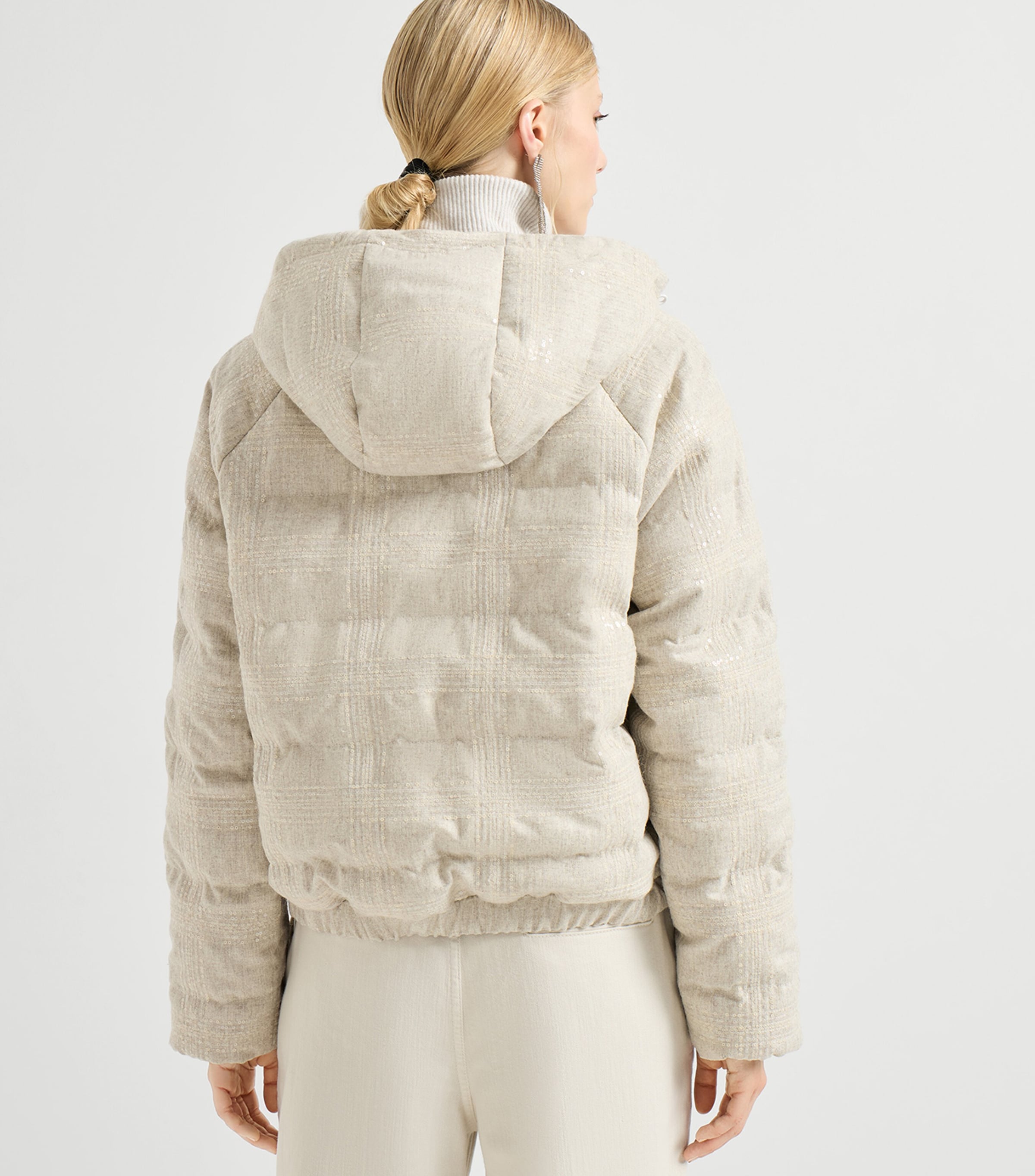 Virgin Wool Down Puffer Jacket C356 Image 5