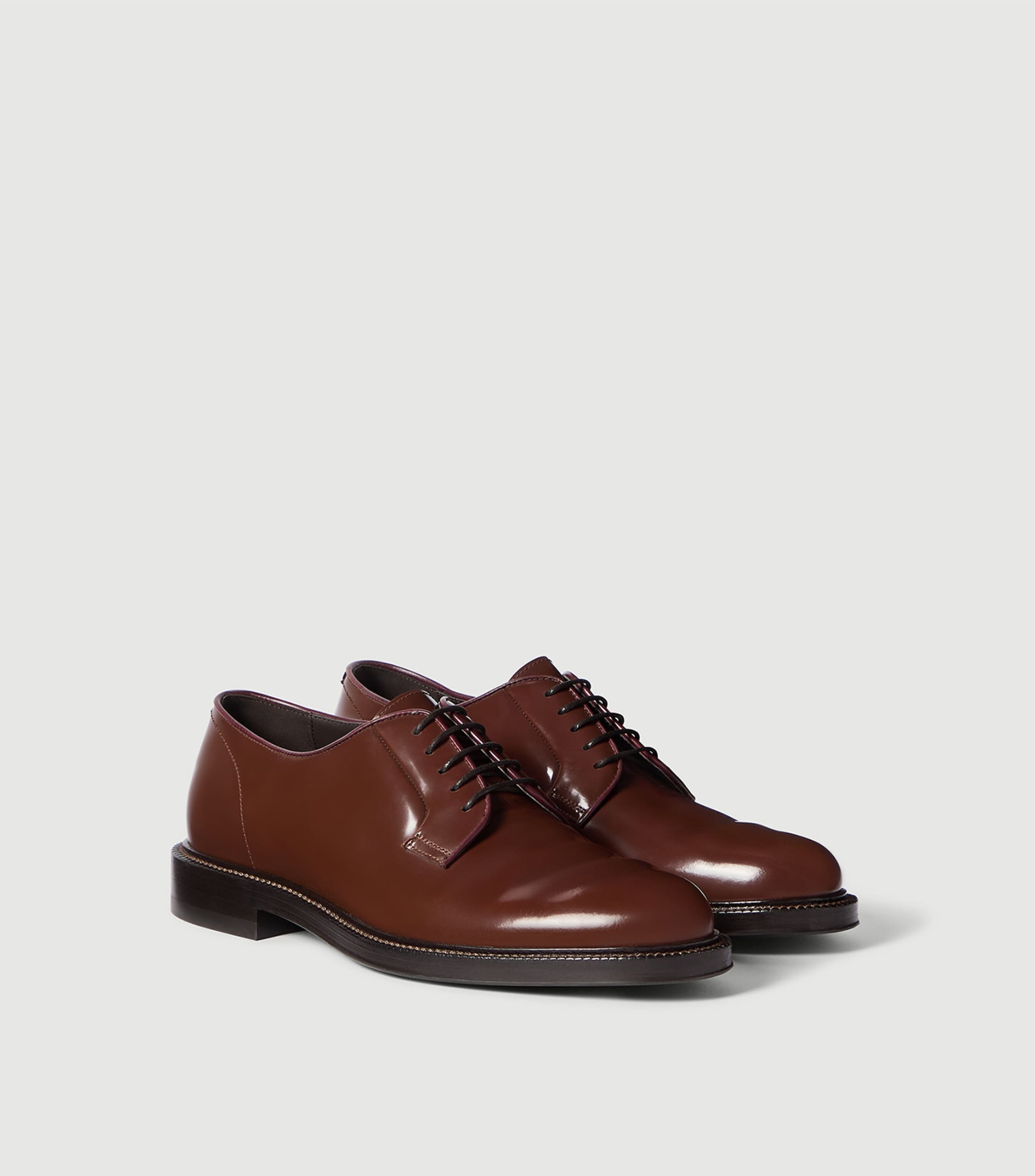 Brunello Cucinelli Leather Derby Shoes Image 3