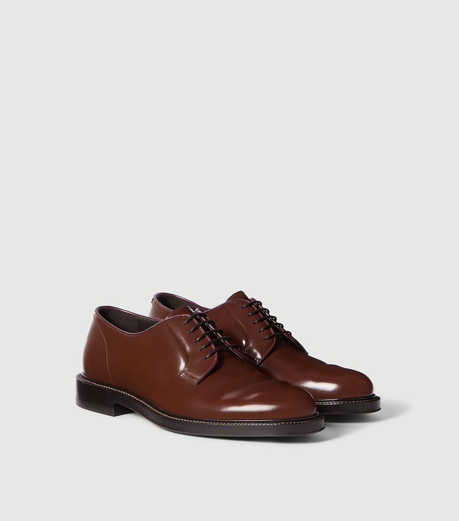 Brunello Cucinelli Leather Derby Shoes Image 3