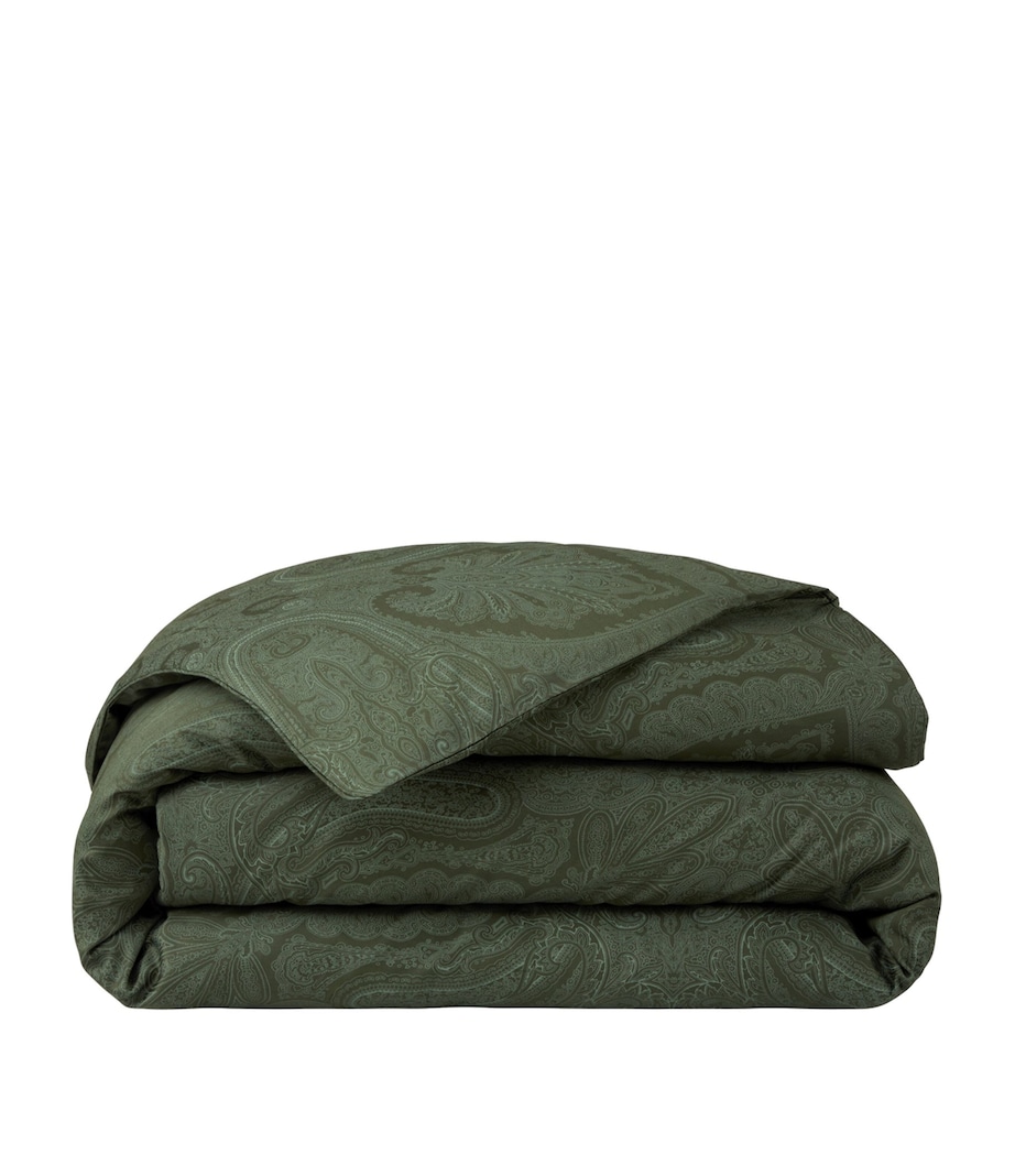 Doncaster Super King Duvet Cover (260cm x 220cm) DARK GREEN Image 4