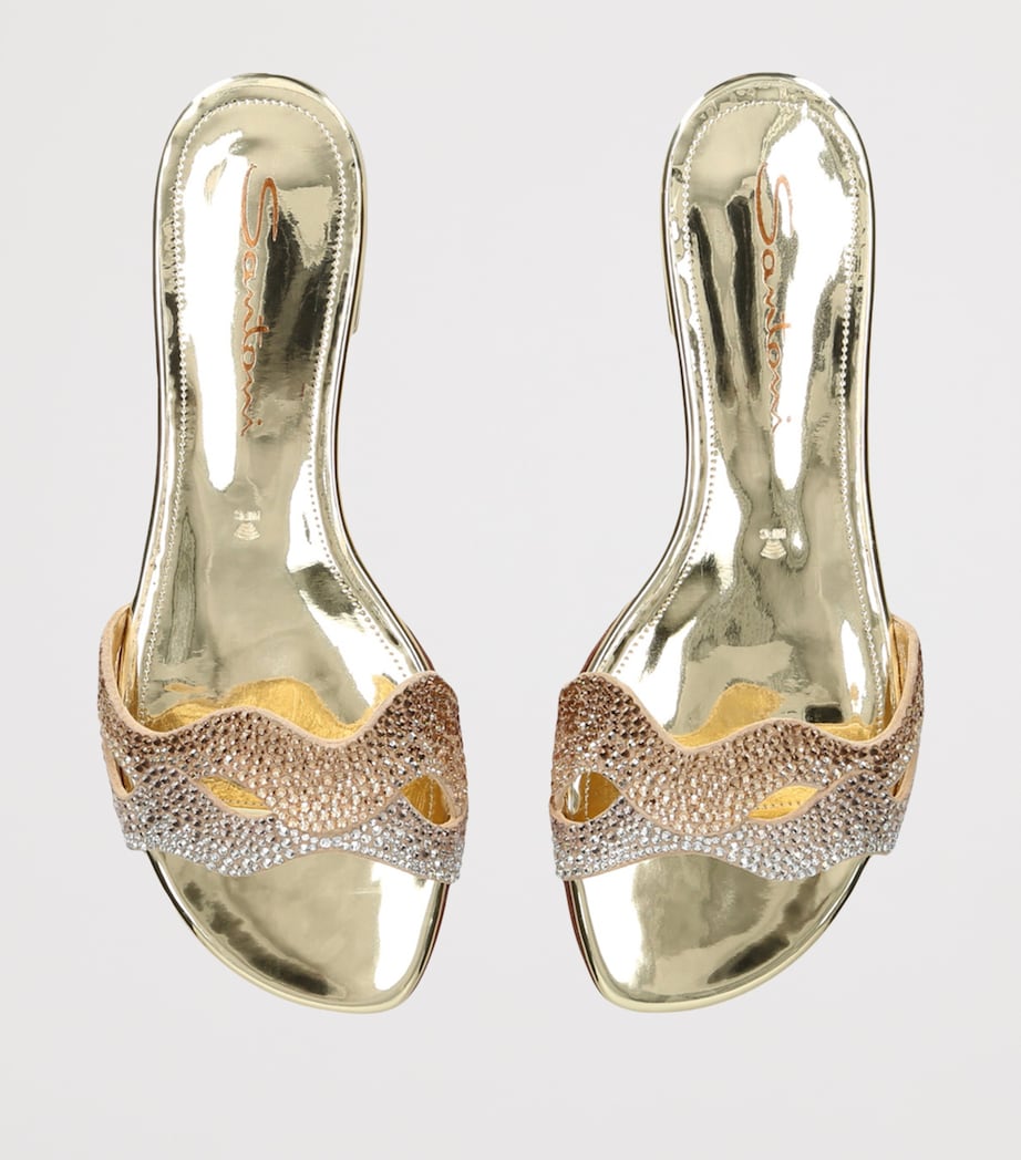 Leather Serena Sandals GOLD COMB Image 4