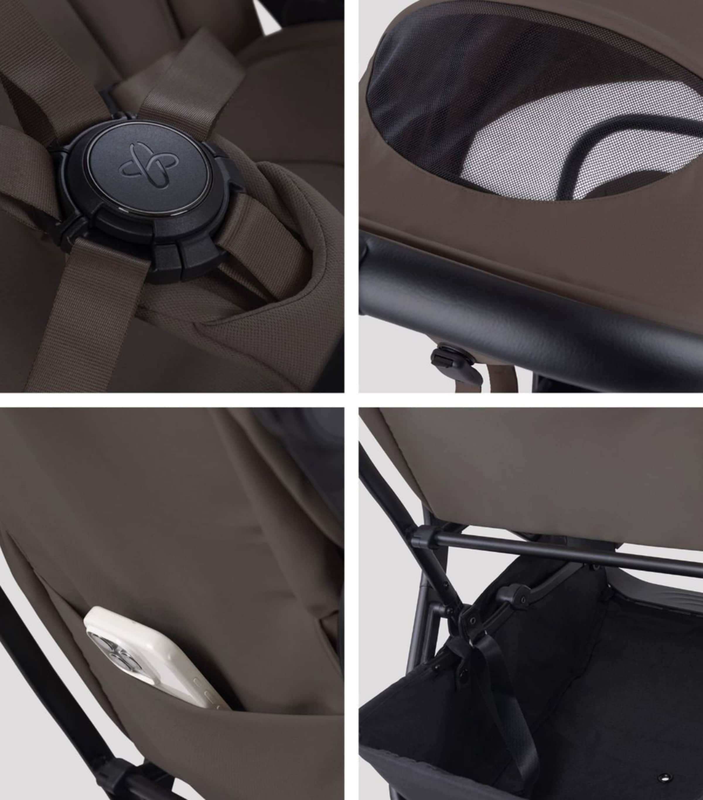 Silver Cross Nia Compact Travel Stroller Chocolate Image 6