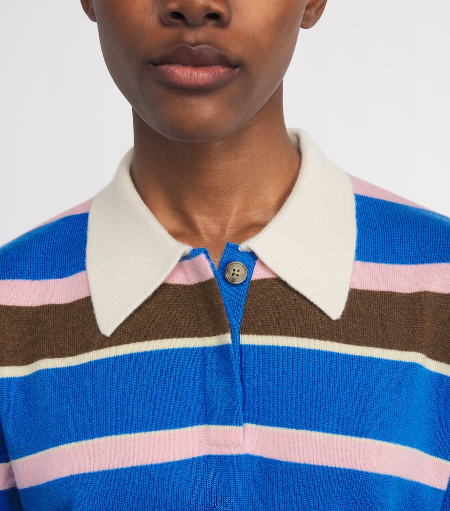 Cashmere Stripe Rugby Shirt TWILIGHT COMBO Image 6