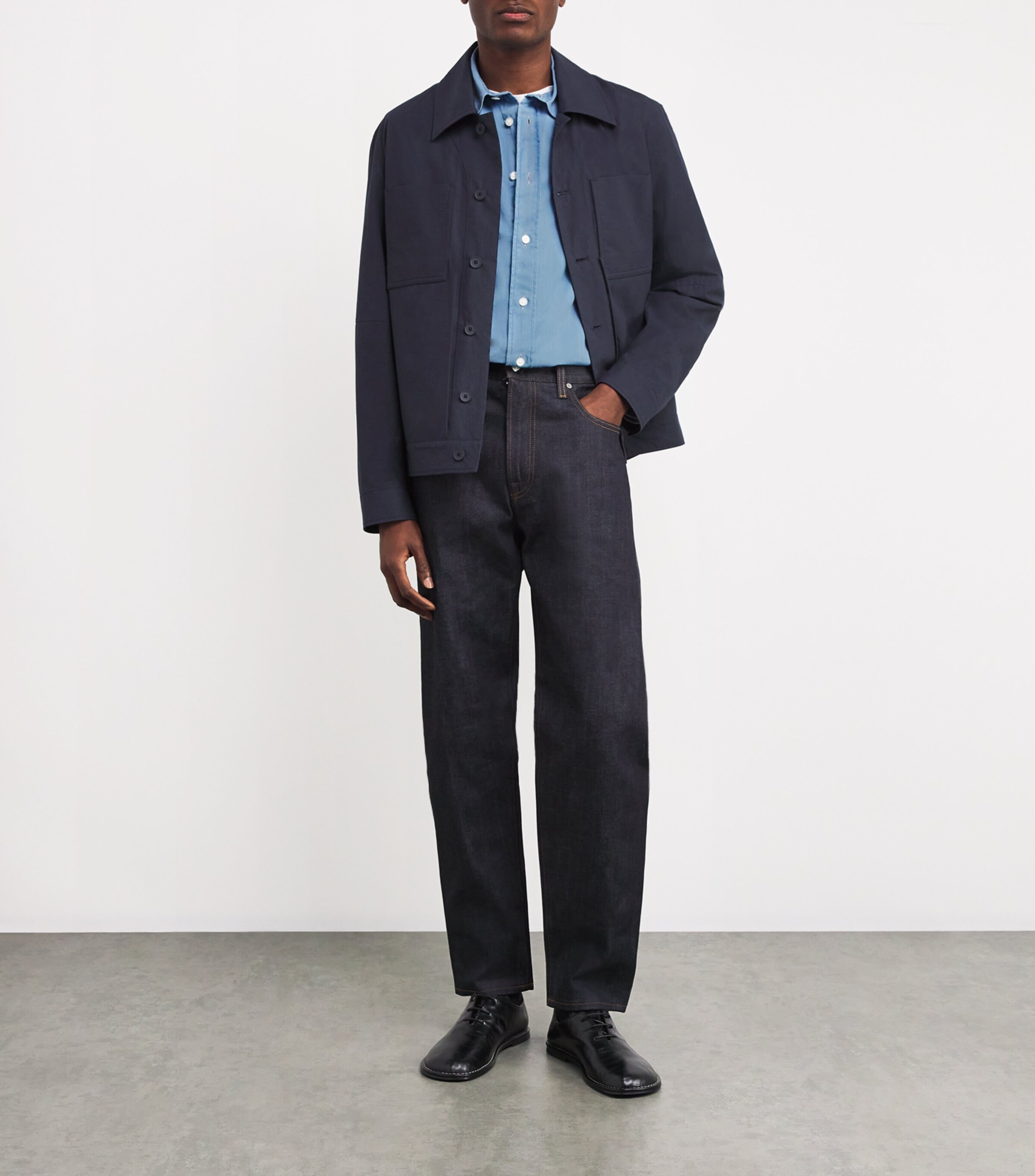 Denim Colby Shirt BLEECH INDIGO #241 Image 2