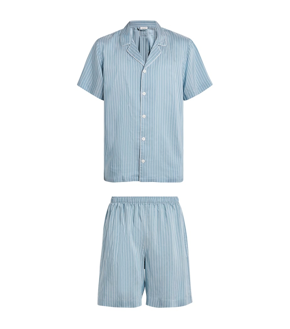Stripe Short Pyjama Set 527 AQUA STRIPES Image 1