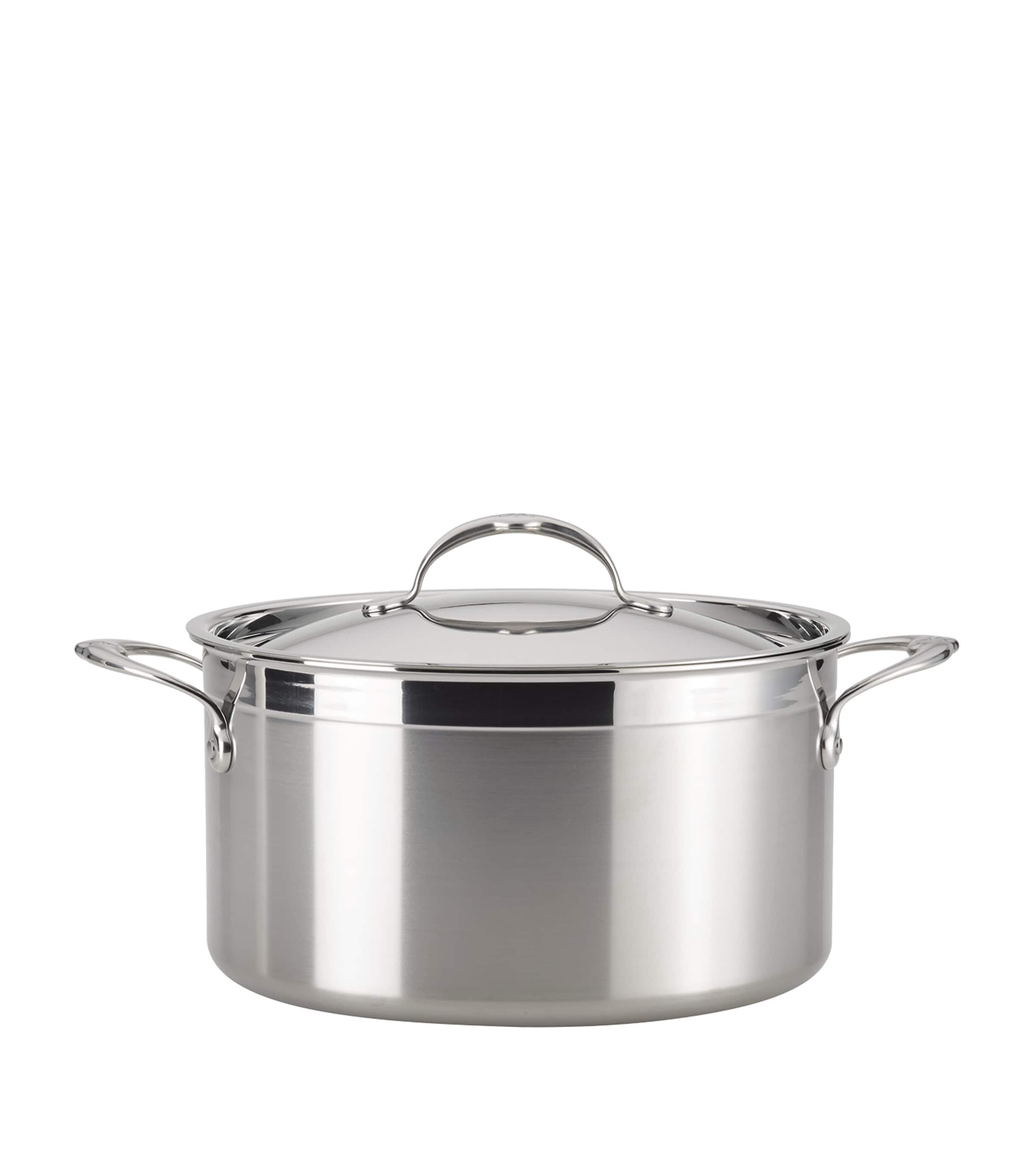 Hestan Probond Stockpot With Lid In Metallic