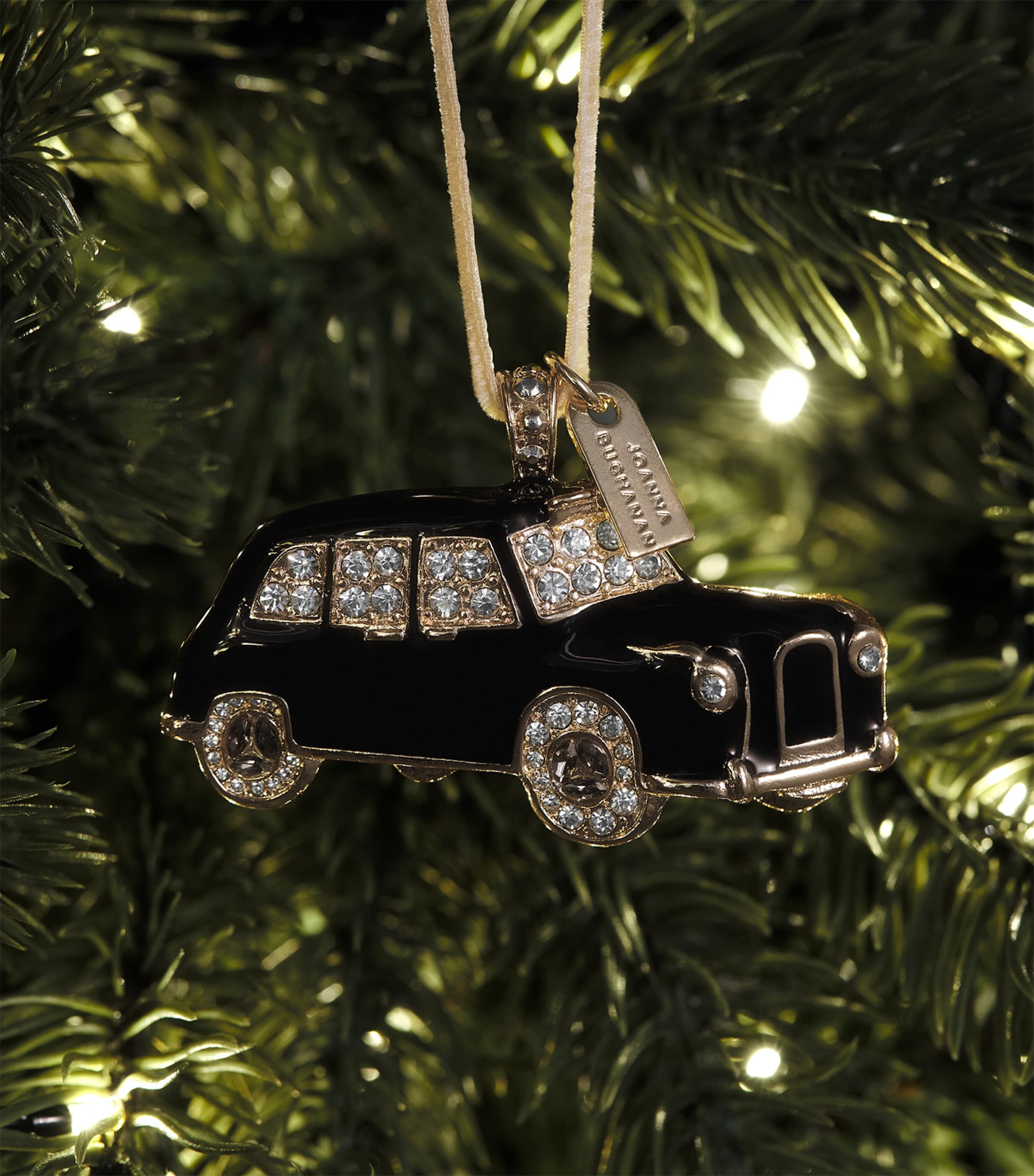Joanna Buchanan London Taxi Tree Decoration Black Image 3