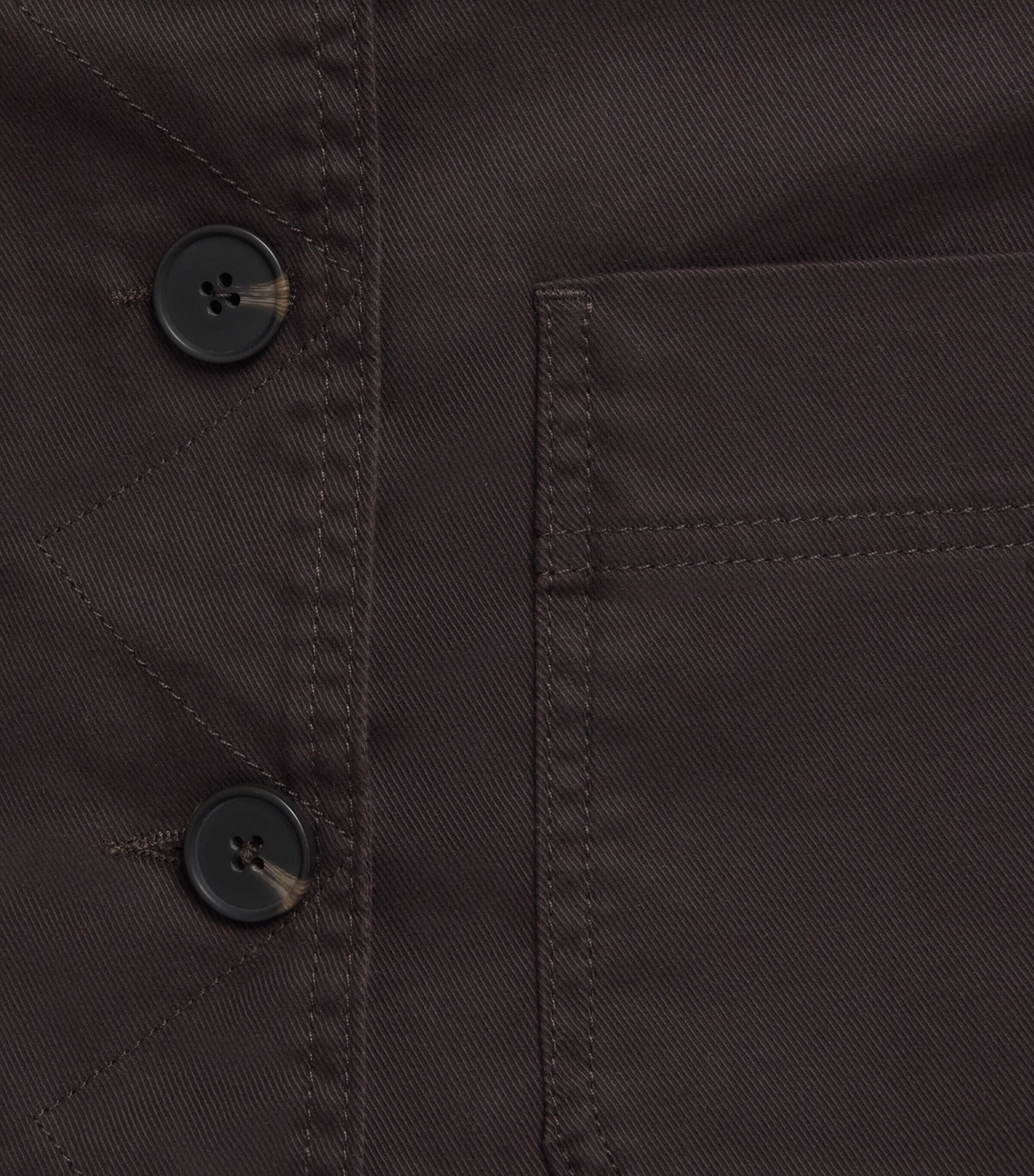 ME+EM Womens Stretch-Cotton Cocoon-Sleeve Jacket Cocoa Brown Image 6