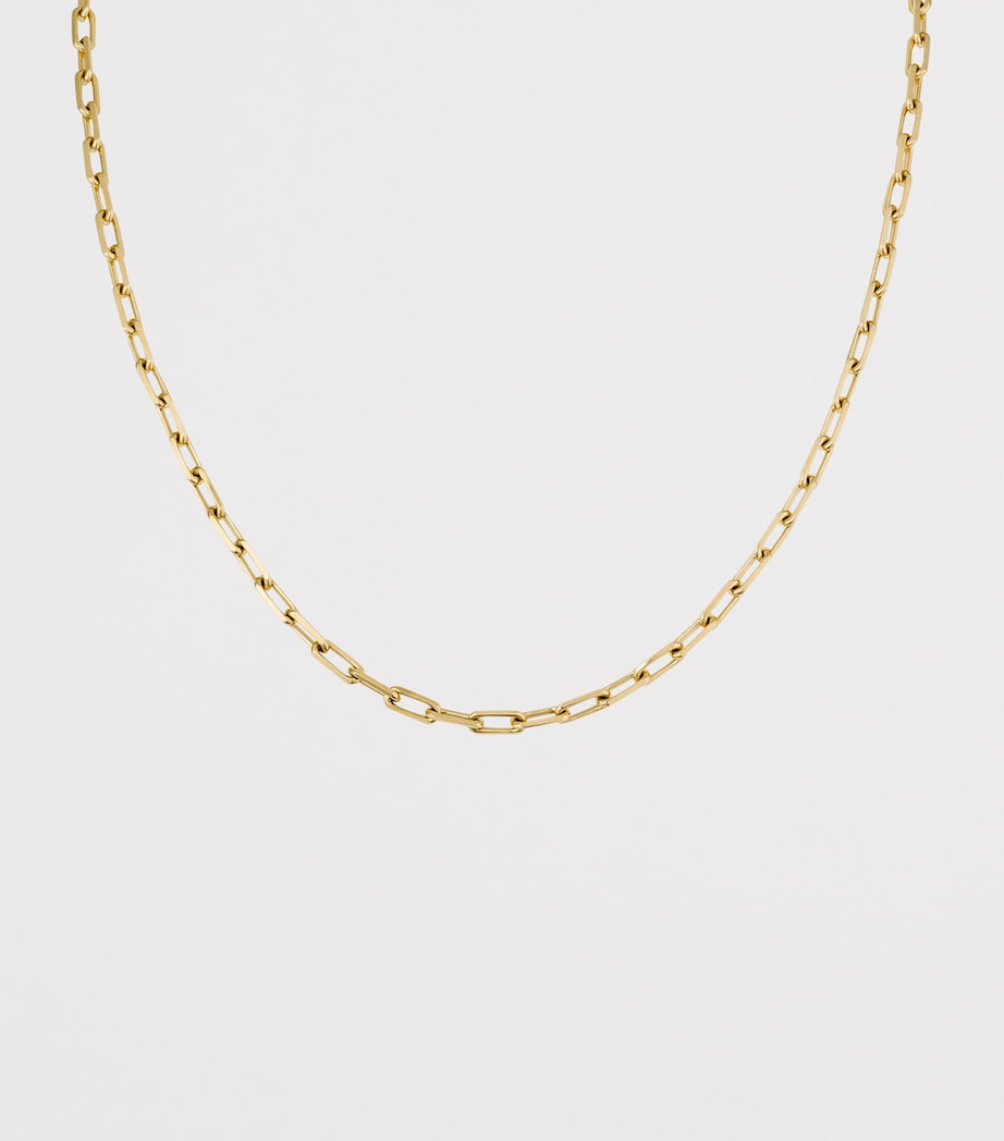 Cartier Small Yellow Gold Santos de Cartier Chain Necklace Yellow Gold Image 3
