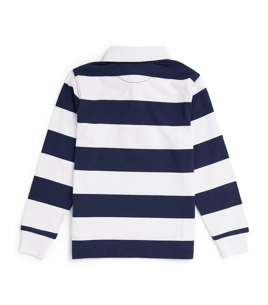 Cotton Rugby Shirt (2-7 Years) BLUE Image 2