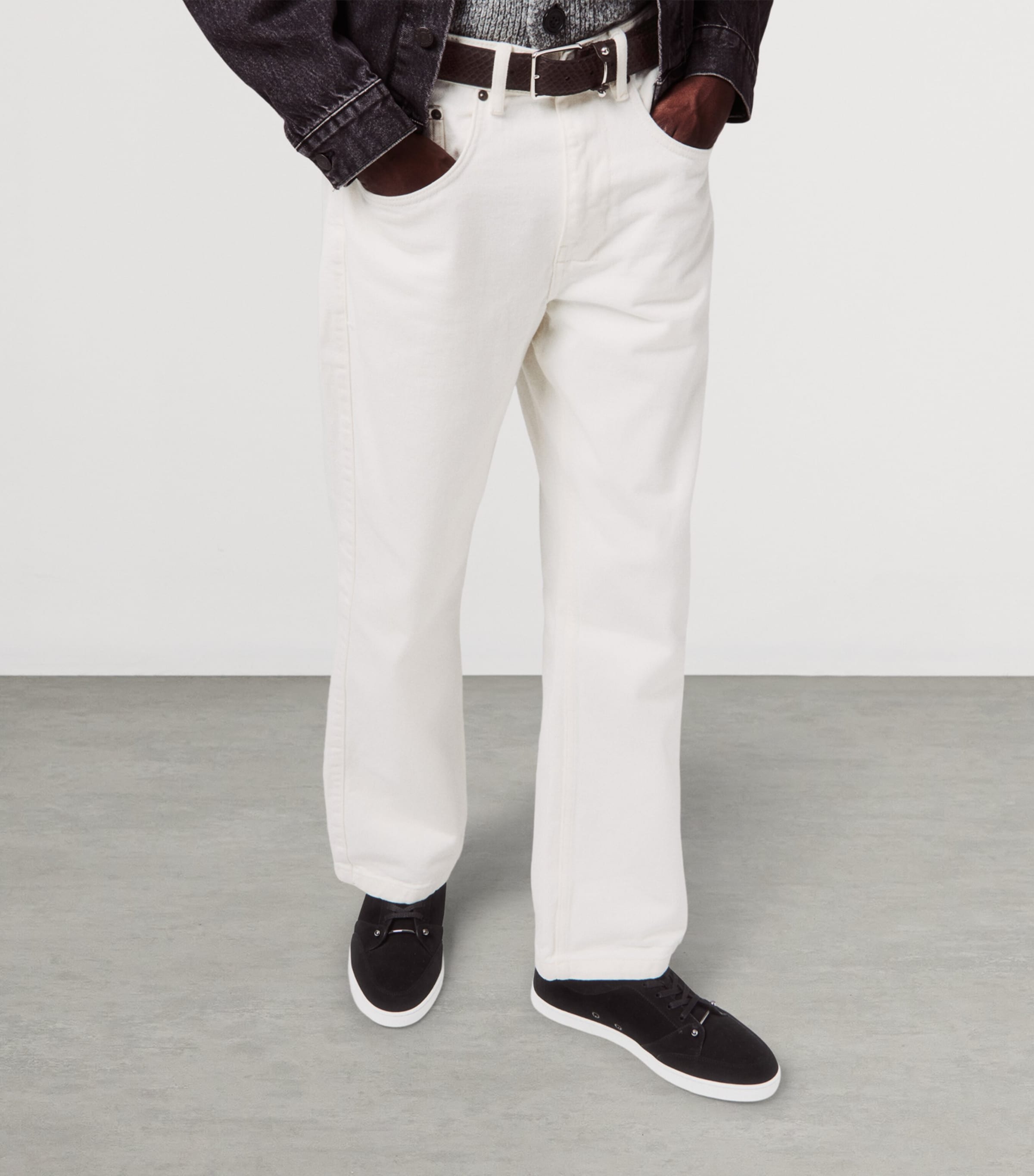 Chambelisneak Crosta Calf Leather Sneakers BK01 Image 2