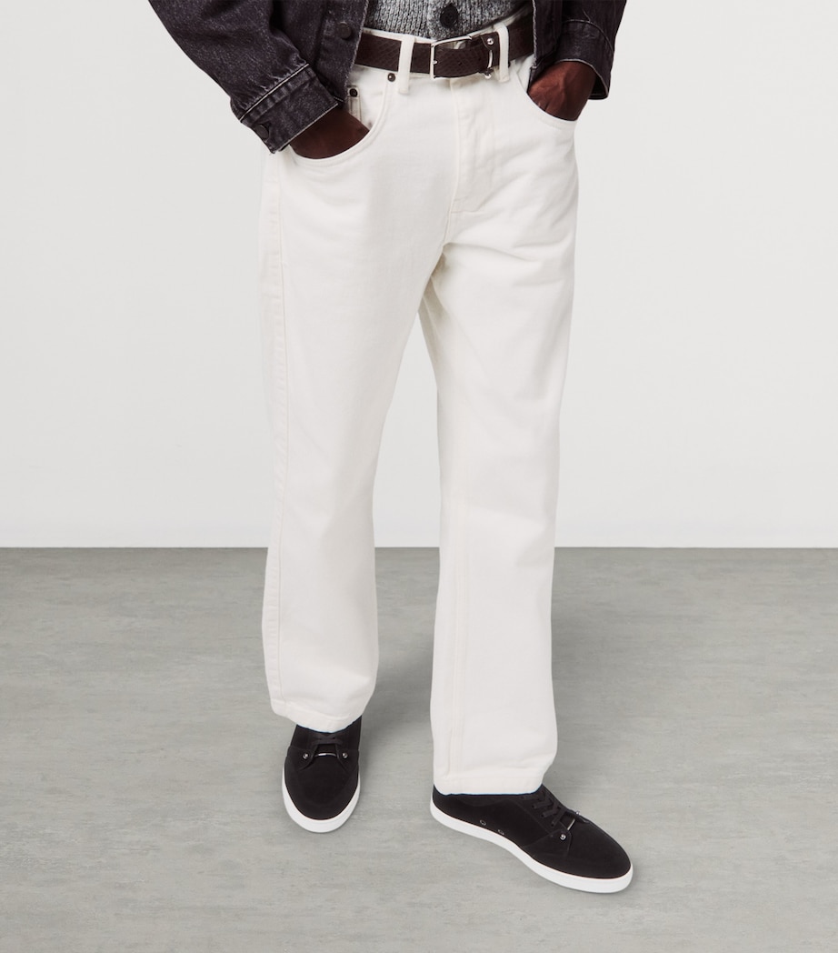 Chambelisneak Crosta Calf Leather Sneakers BK01 Image 2