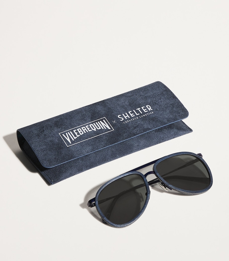 x Shelter Wood Frame Sunglasses 605 MIDNIGHT Image 4