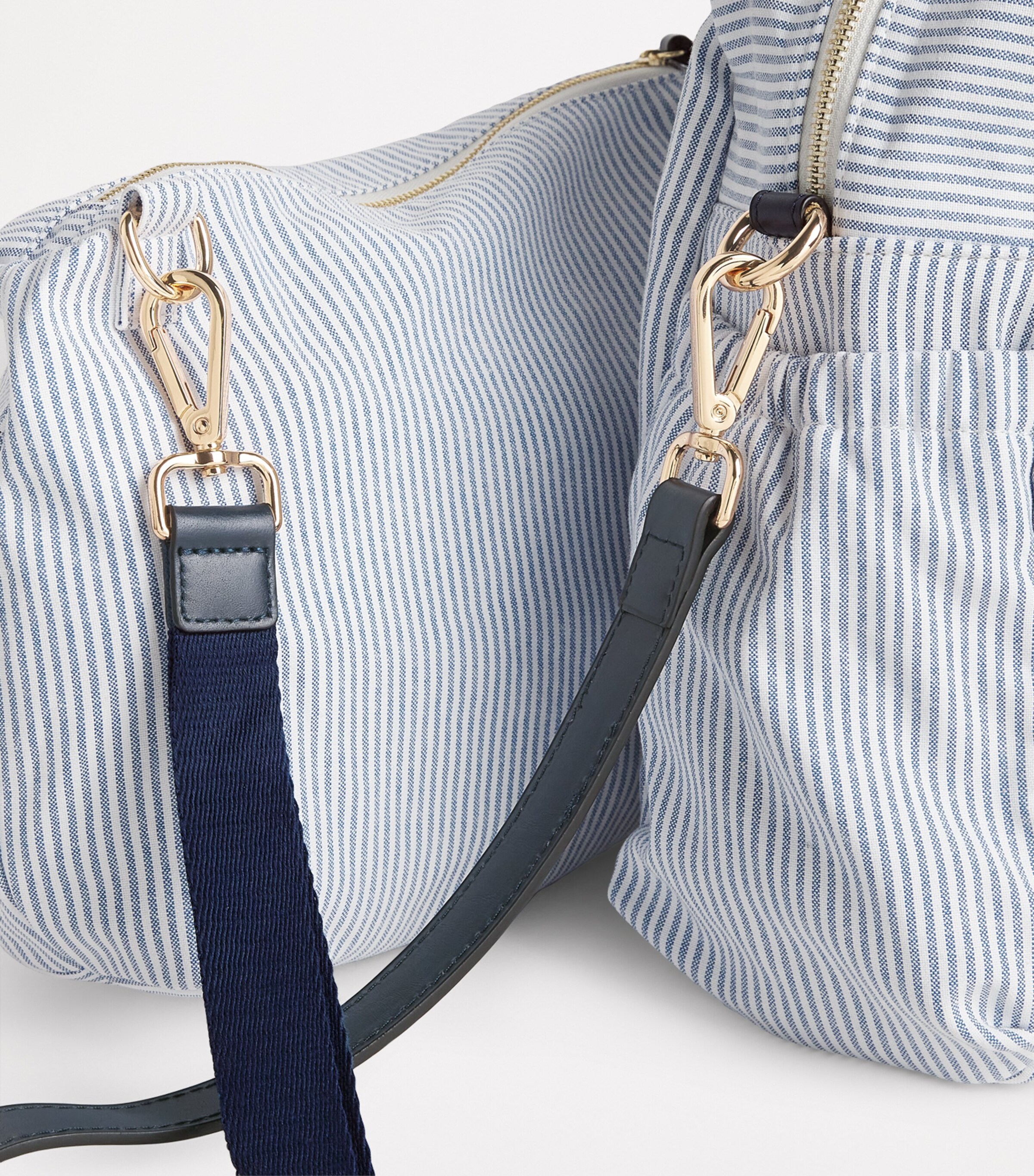 Striped Logo Changing Bag 859 NAVY Image 4