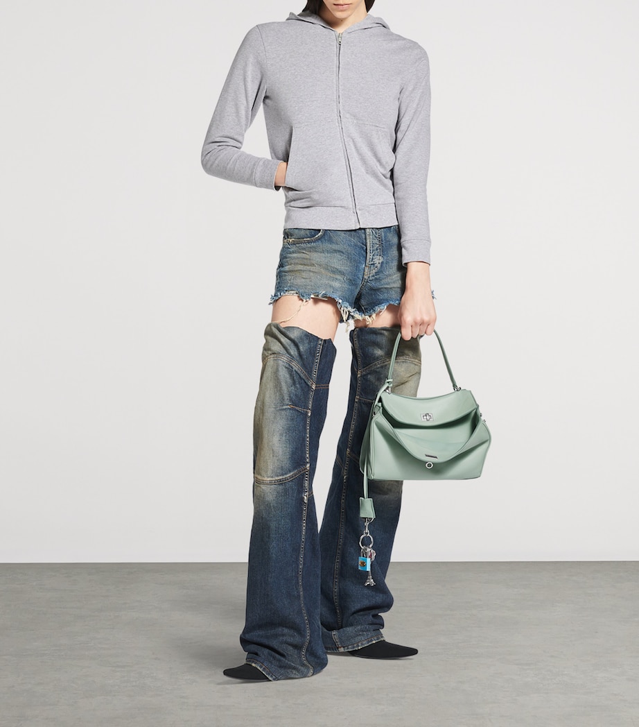 Small Calfskin Rodeo Shoulder Bag 3837 Image 2
