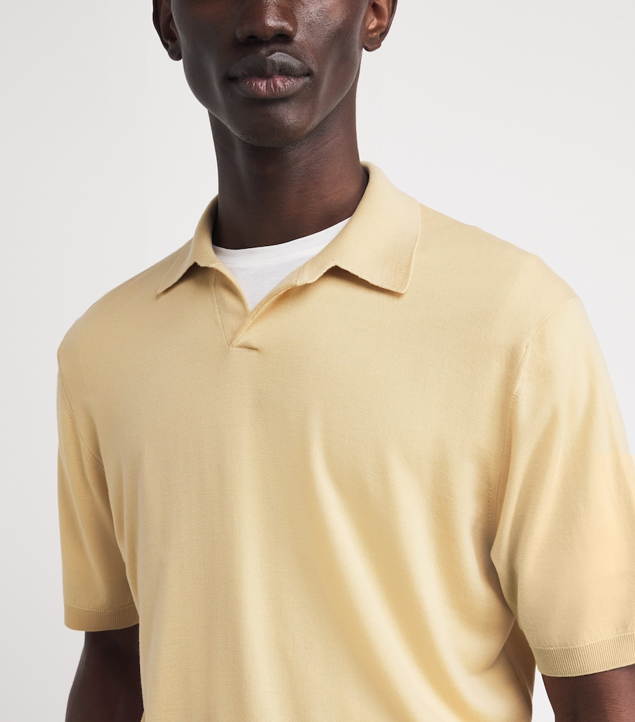 Kid Wool Polo Shirt 20131 LIGHT YELLOW Image 6