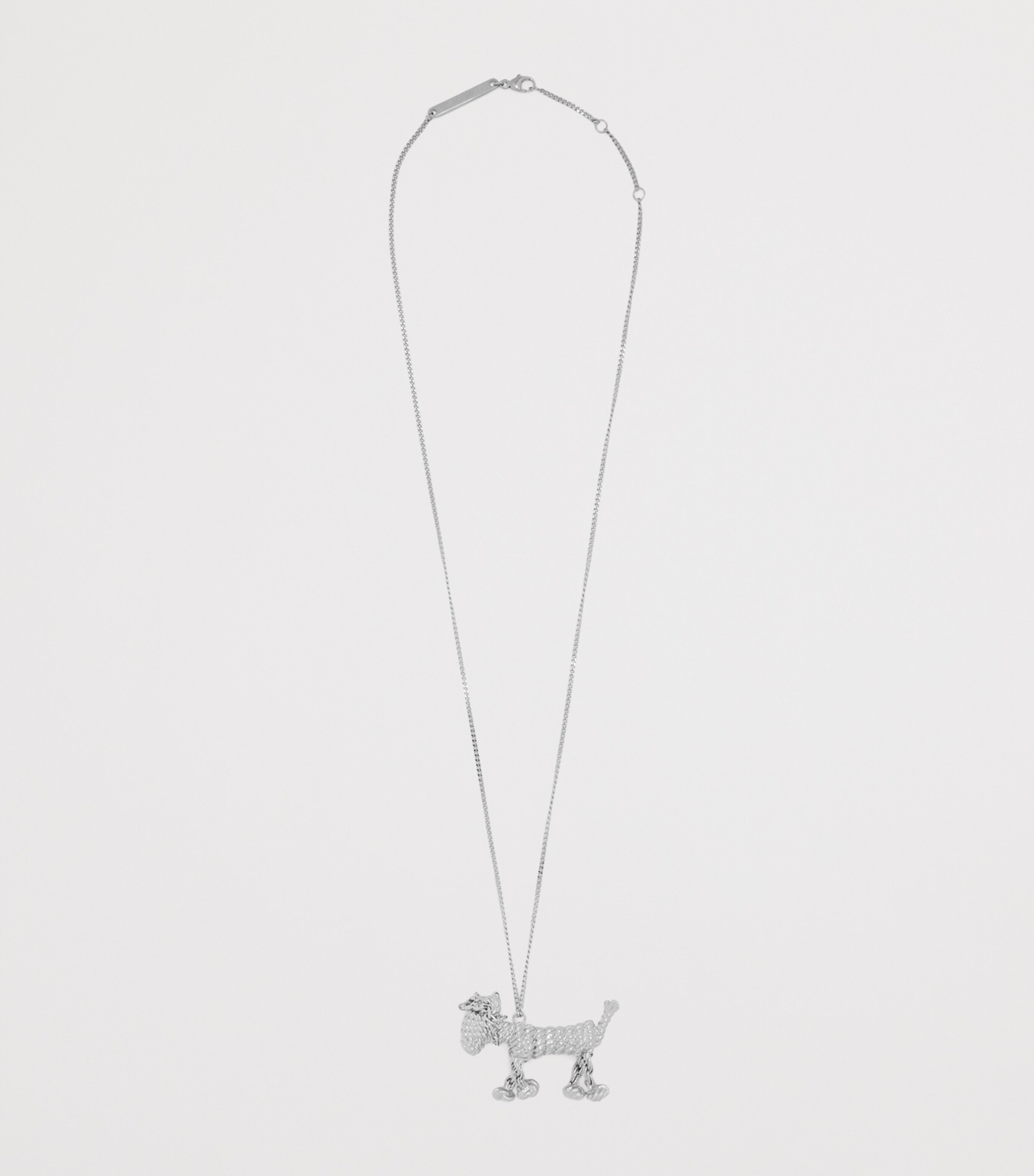 LOEWE Sausage Dog Necklace Silver Image 2