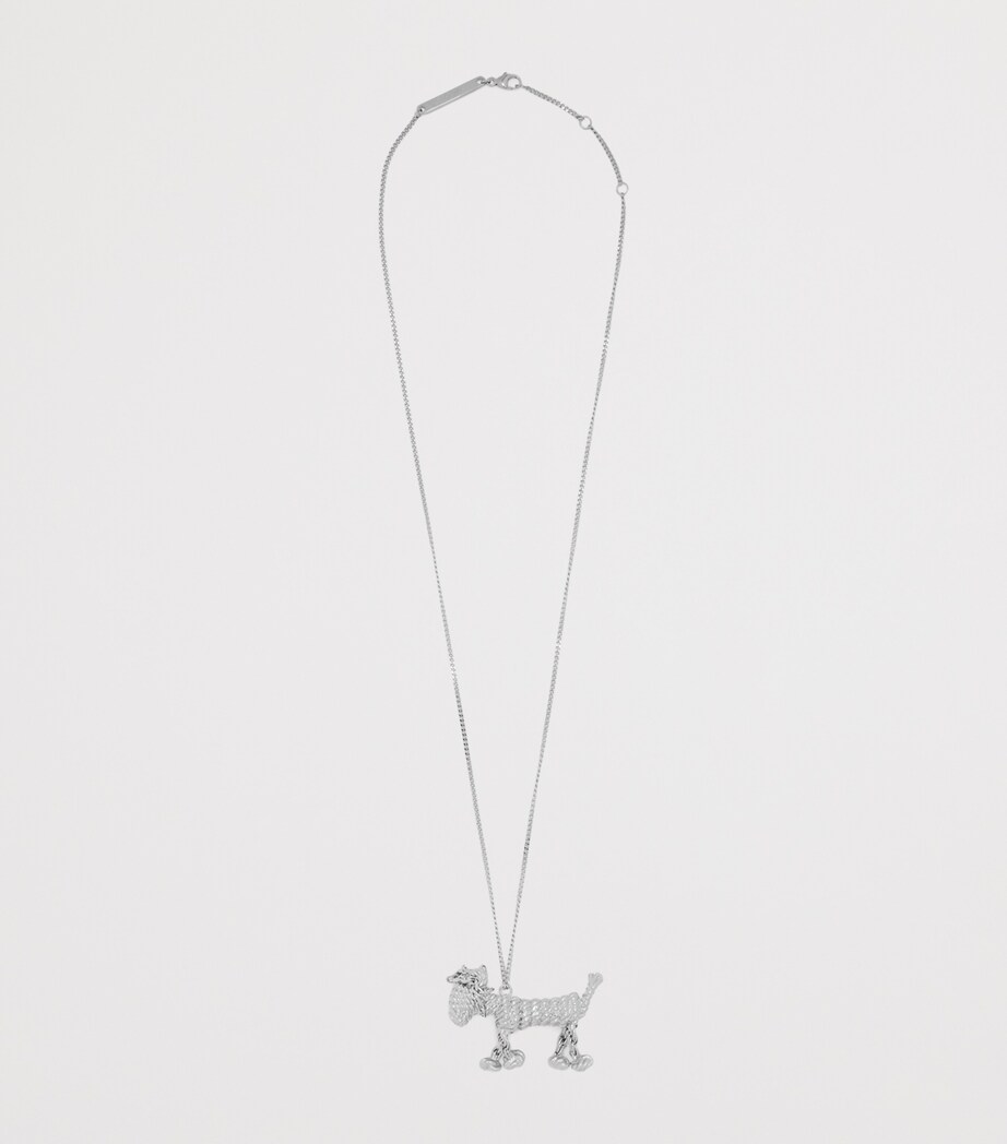LOEWE Sausage Dog Necklace Silver Image 2