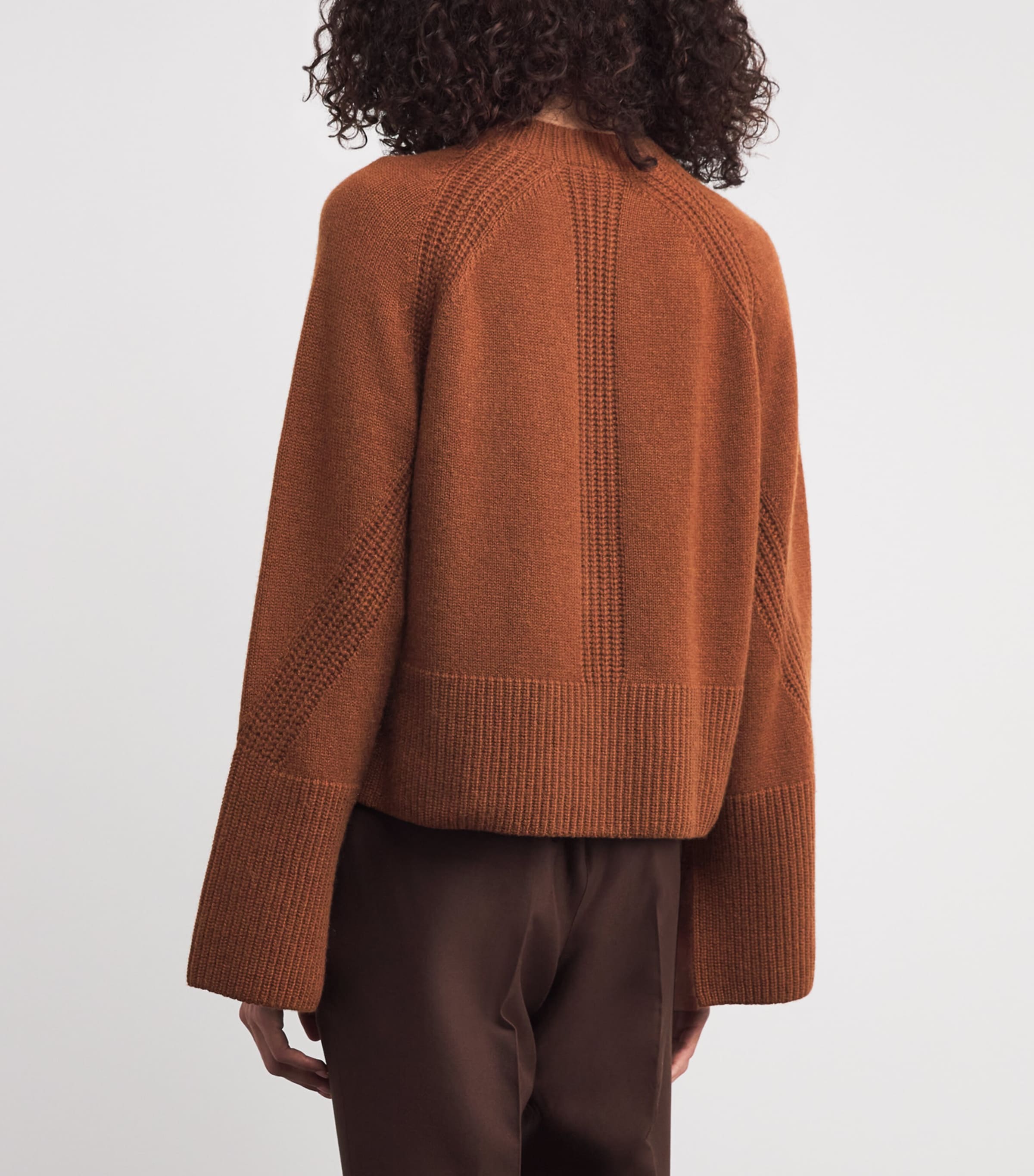 Cashmere Open Sweater CINNAMON Image 4