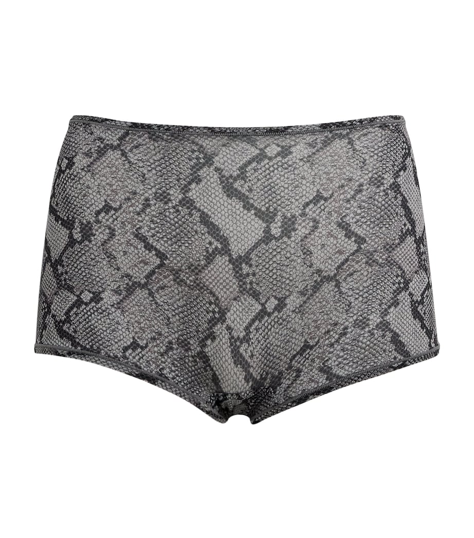 Fits Everybody Snakeskin Print Boy Short Briefs SHADOW SNAKE PRINT Image 1