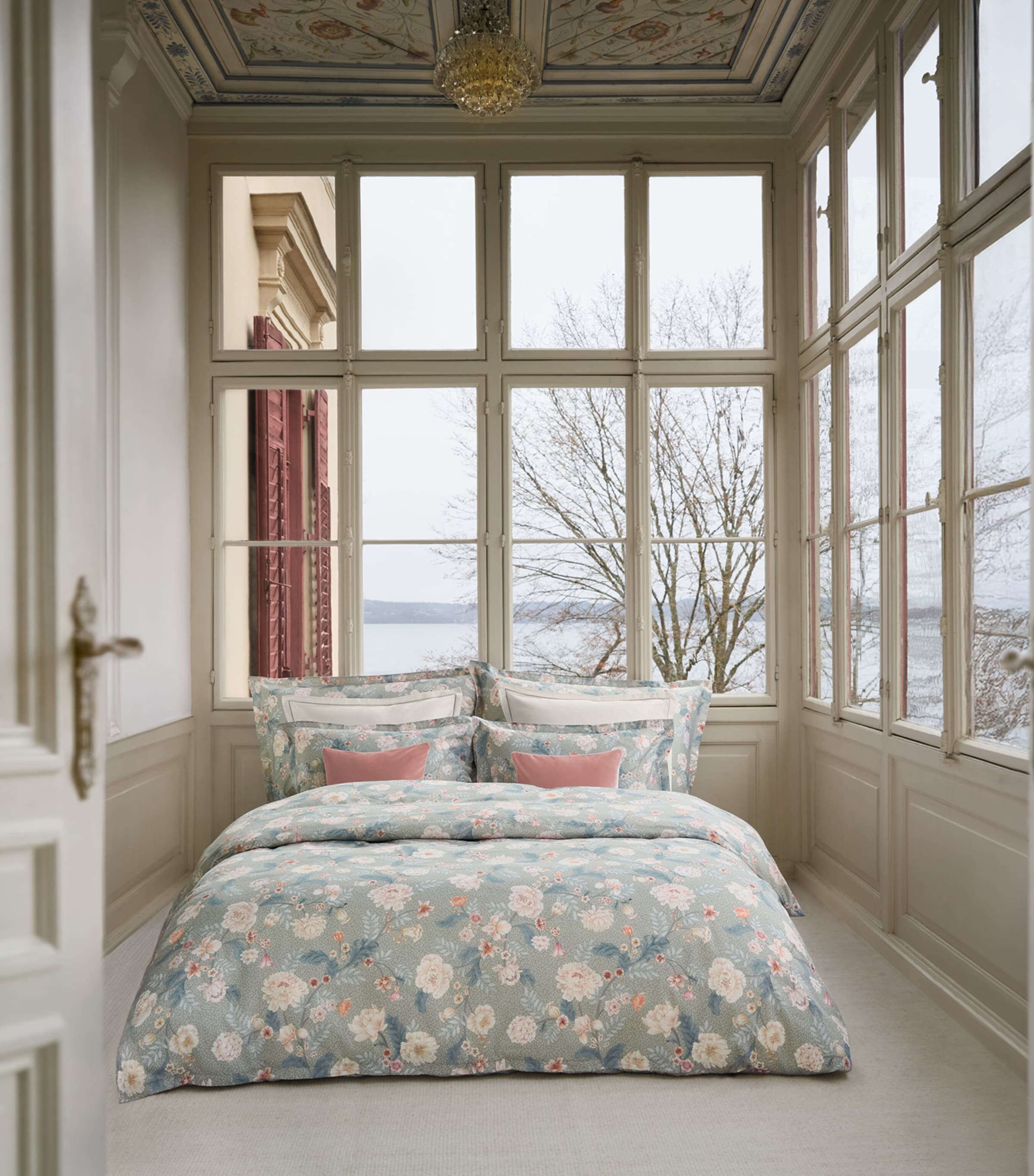 Schlossberg Zelda Super King Duvet Cover (260cm x 220cm) Vert Image 4